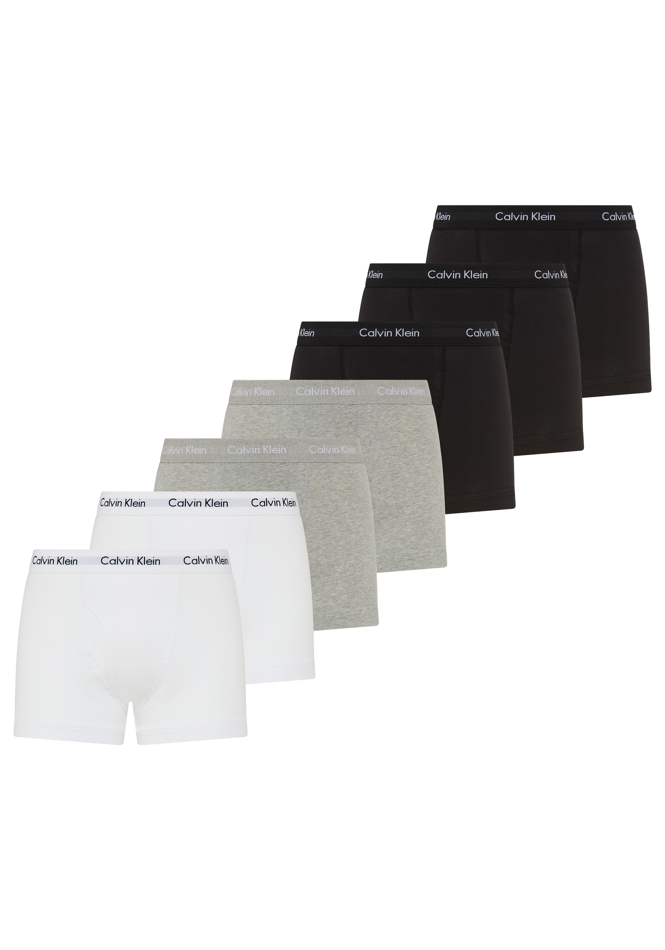 Calvin Klein Underwear Trunk »TRUNK 7PK« Packung, 7er-Pack, 7 Stk. Mit elastischem Bund