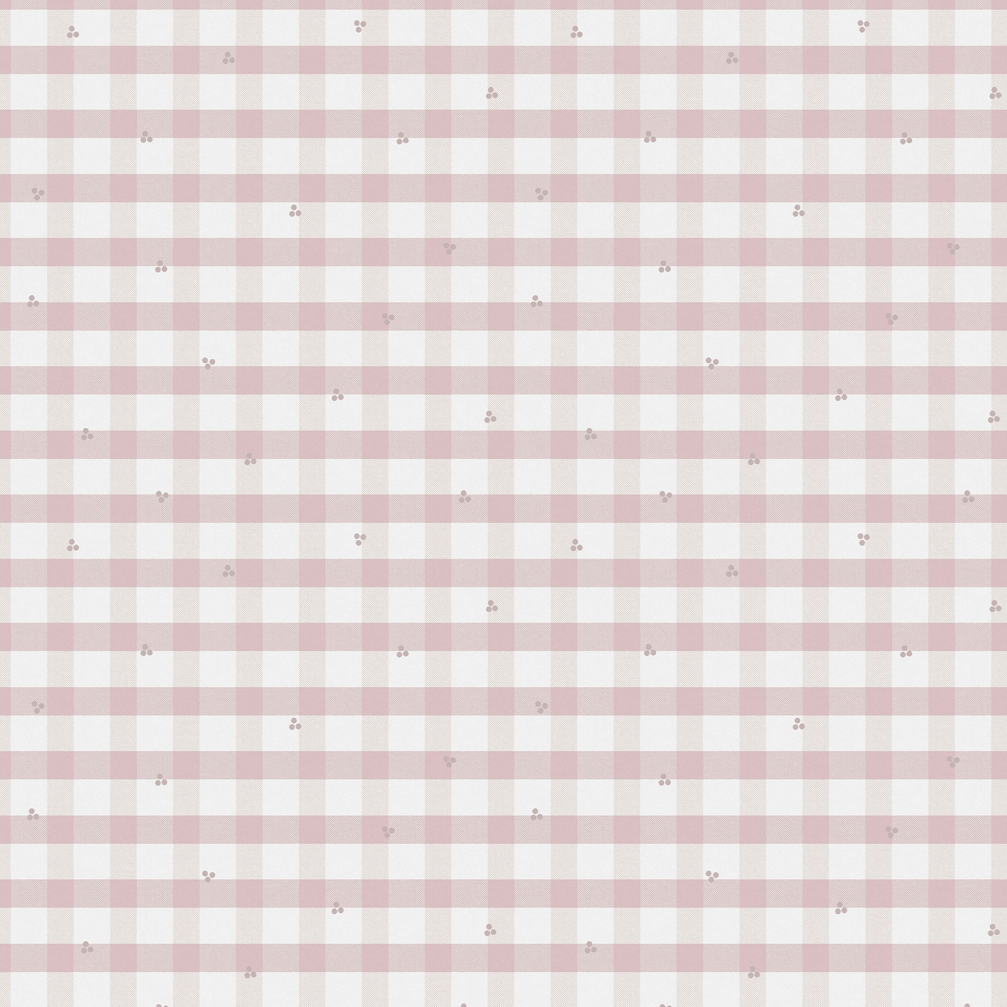 LAURA ASHLEY Vliestapete »Gingham Pale Amethyst Purple« floral texturiert 10mx52cm