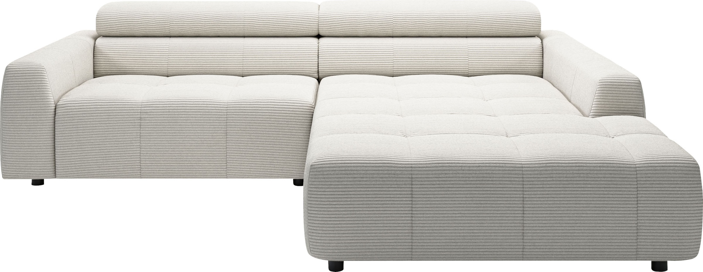 3C Candy Ecksofa »Denver auch mit Cord- und Easy care-Bezug, Kopfteilverste günstig online kaufen