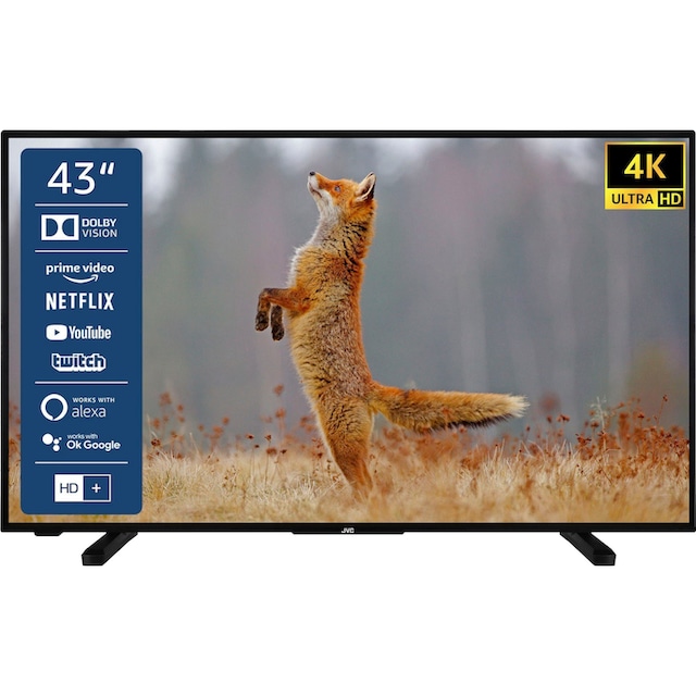JVC LED-Fernseher »LT-43VU2255«, 108 cm/43 Zoll, 4K Ultra HD, Smart-TV  online bestellen