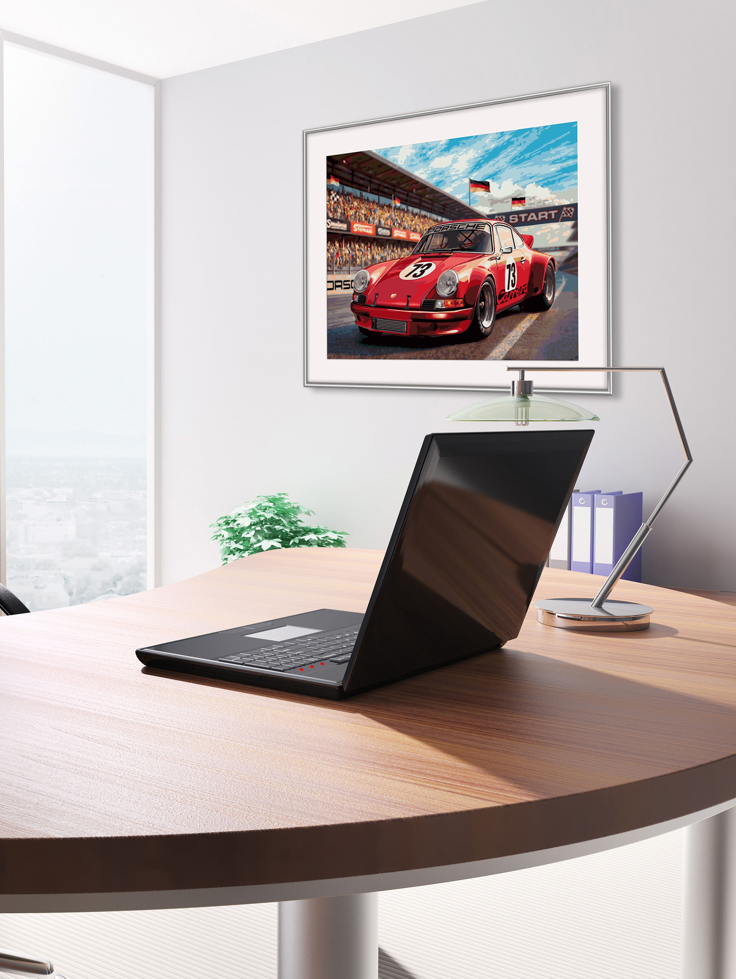 Schipper Malen nach Zahlen »Meisterklasse Premium - Porsche 911 Carrera RSR 2.8« Made in Germany