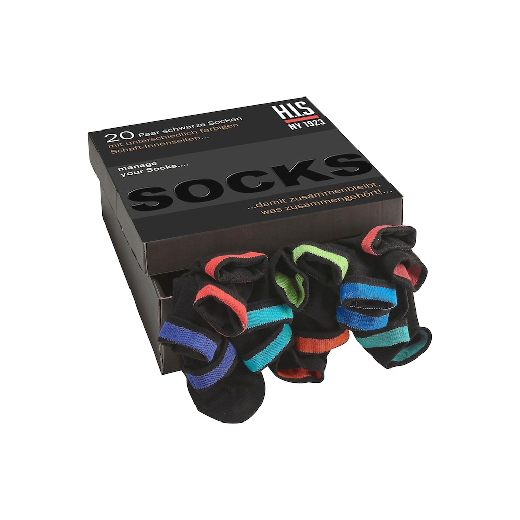 H.I.S Socken, (Box, 20 Paar)