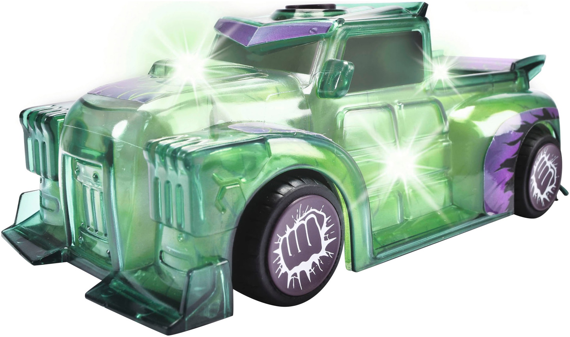 Dickie Toys Spielzeug-Auto »Marvel Light Hero Hulk 1:32«, mit Licht und Sound