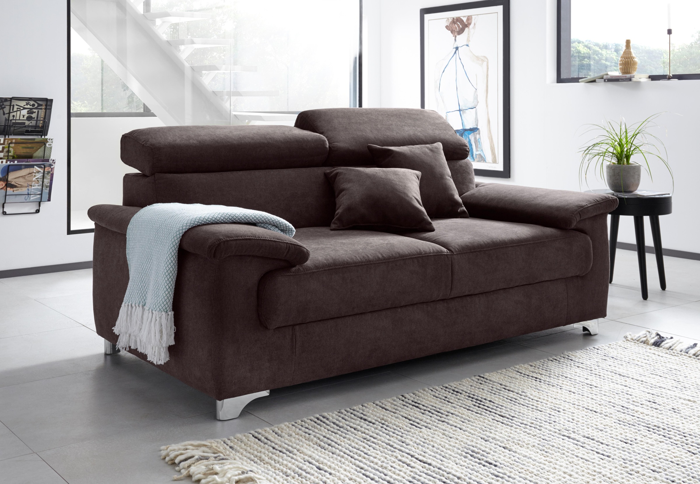 DOMO collection "Mira inklusive Kopfteilverstellung für mehr Wohlfühlkomfor günstig online kaufen