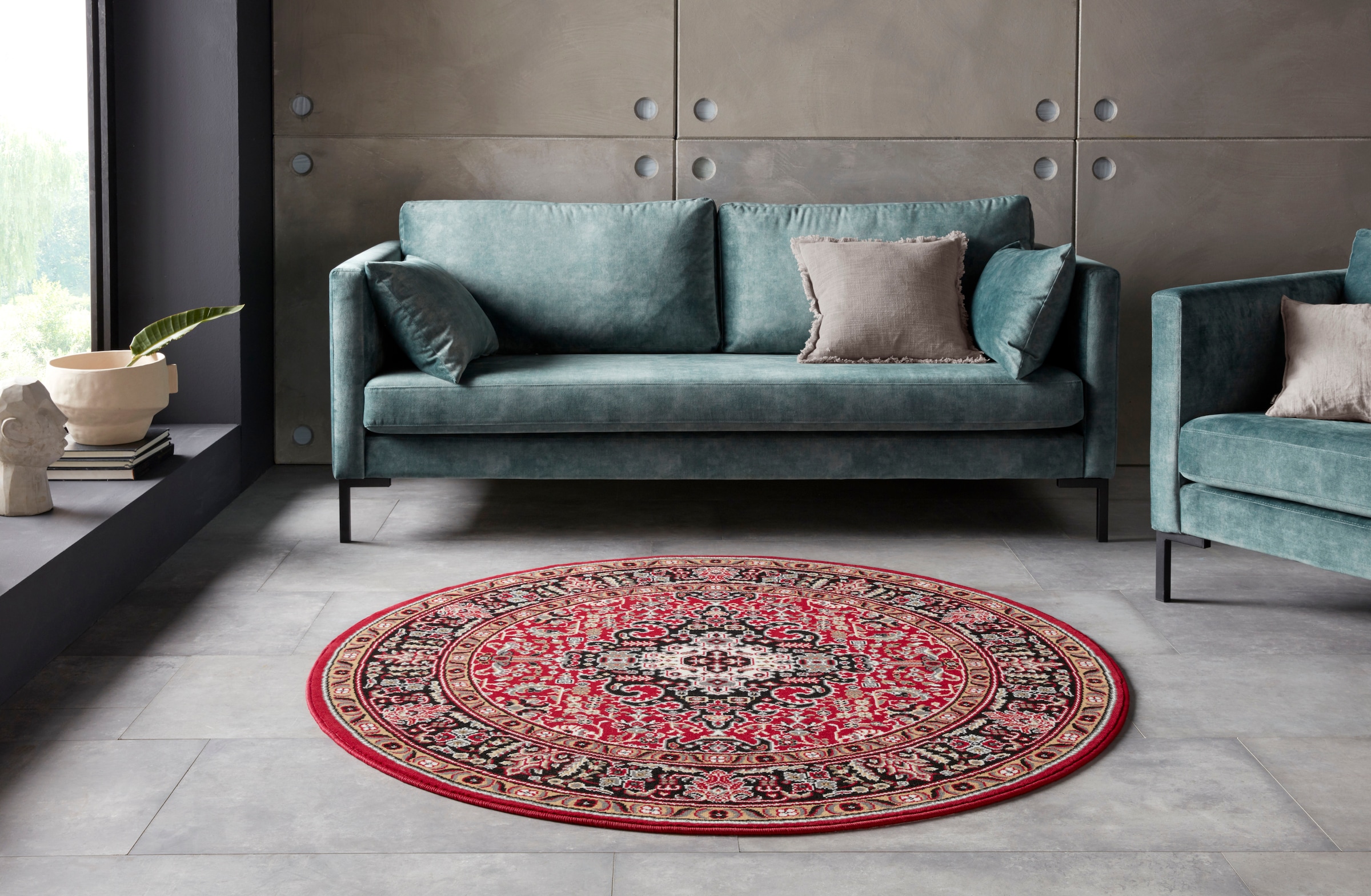 3. Bild von NOURISTAN Teppich »Skazar Isfahan«, rund