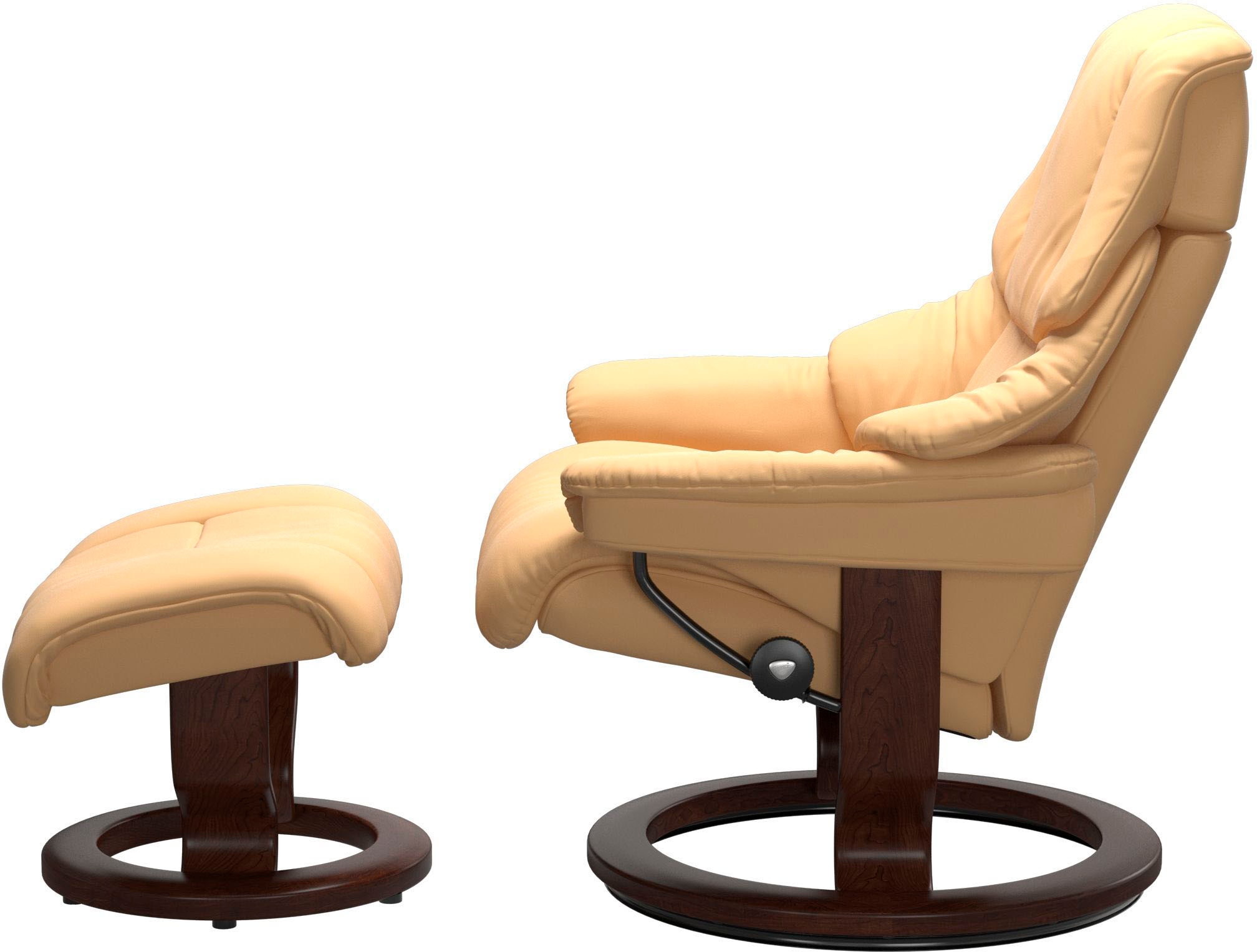 Stressless® Relaxsessel »Reno«, mit Classic Base, Größe S, M & L, Gestell Braun