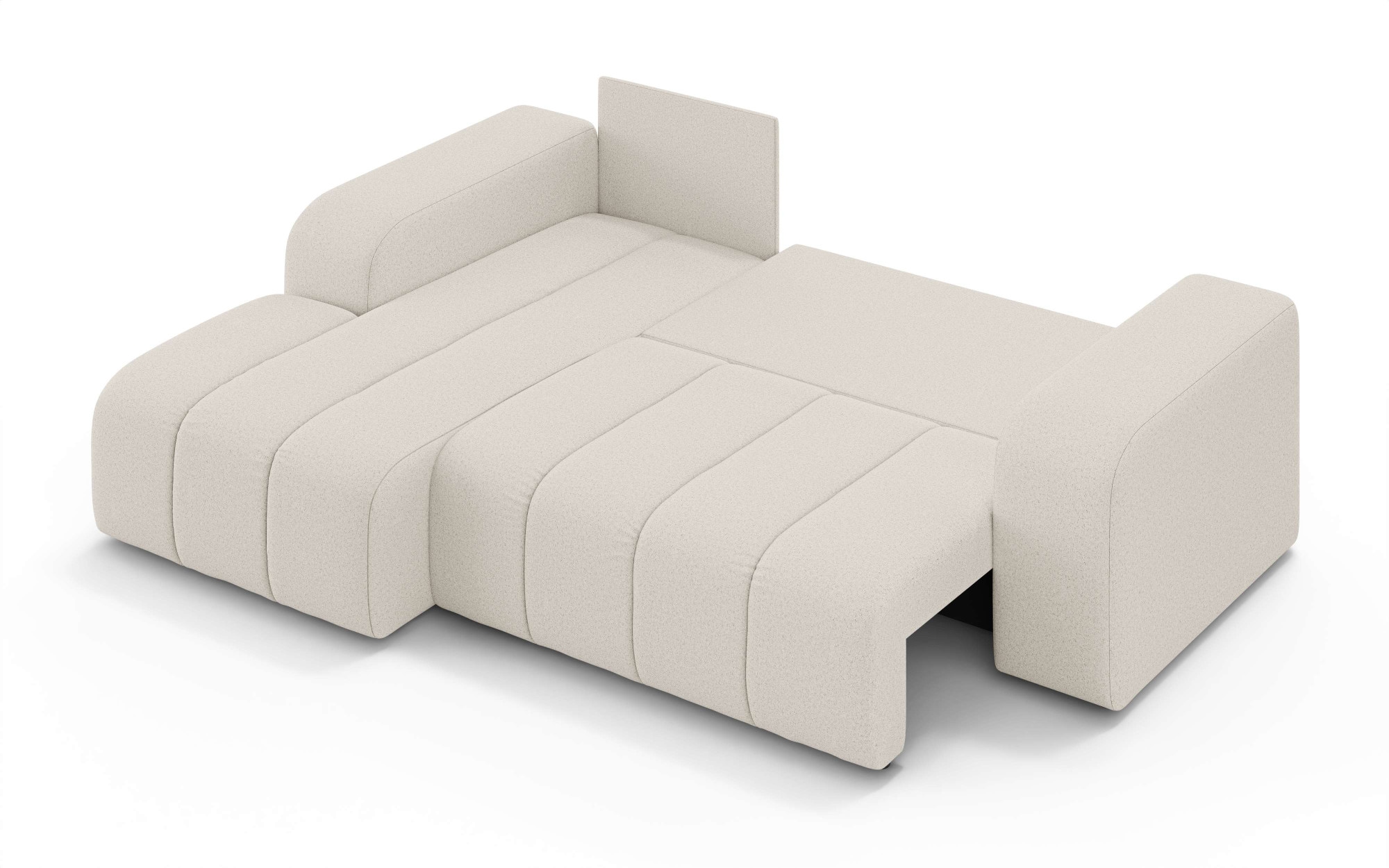 INOSIGN Ecksofa »CASSY L-Form, Schlafsofa mit Bettkasten, Maße B/T/H: 245/165/88 cm«, mit 2 Rückenkissen, Recamiere rechts oder links bestellbar