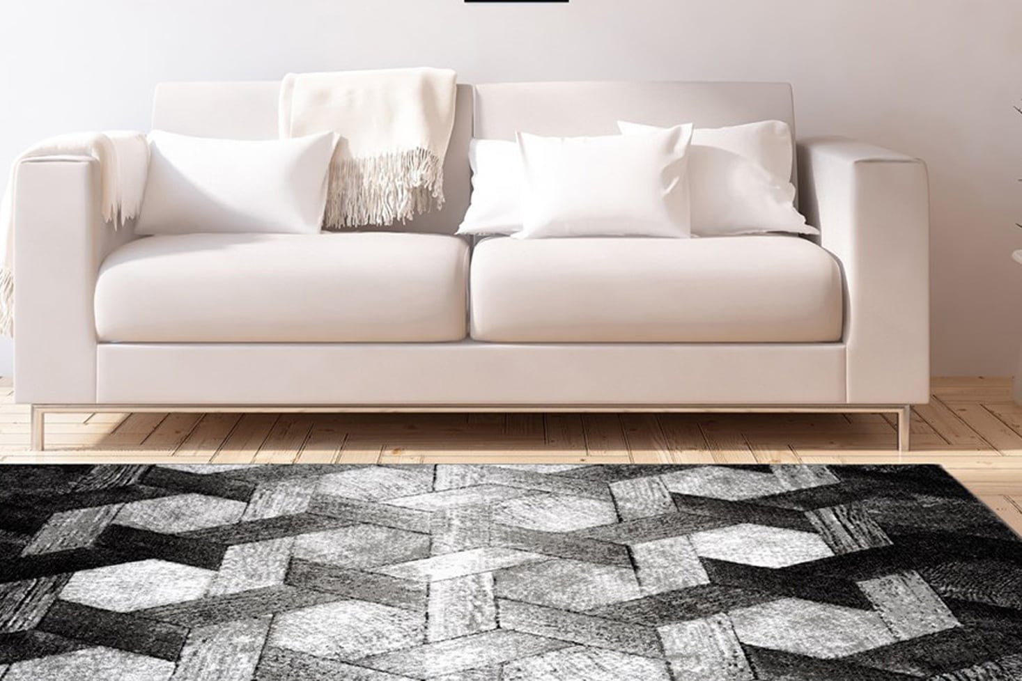 calo-deluxe Teppich »Astro 301«, rechteckig, 14 mm Höhe, Kurzflor, Wohnzimmer