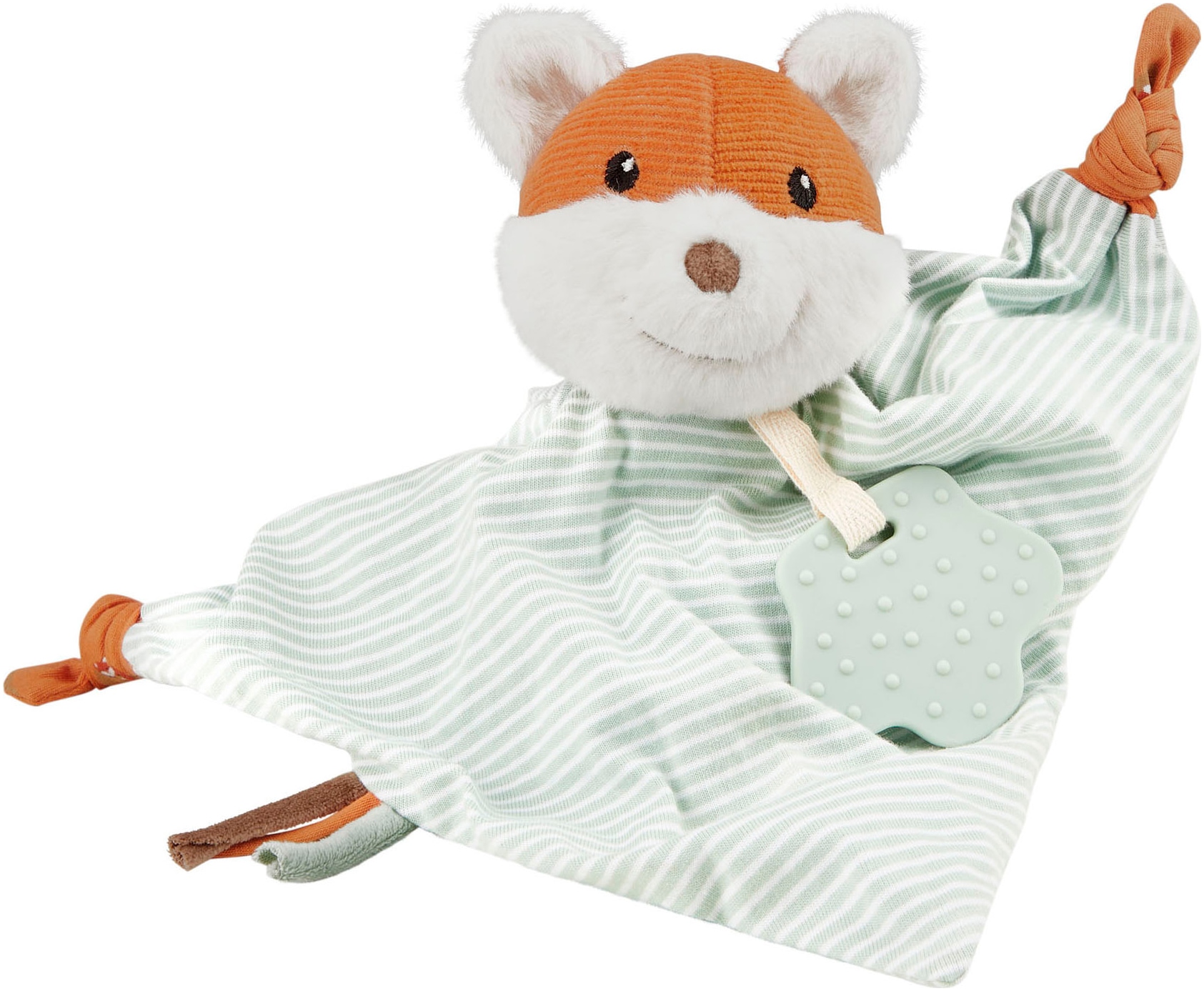 Sterntaler® Schmusetuch »Fuchs Filou M« mit Beißring aus Silikon