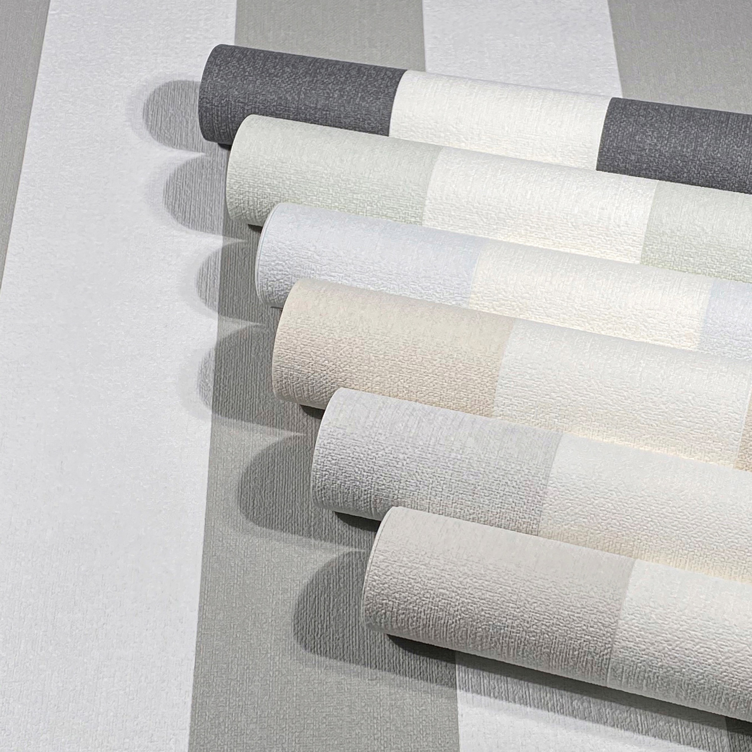 Novamur Vliestapete gestreift moderne Tapete für Wohnzimmer Schlafzimmer Küche