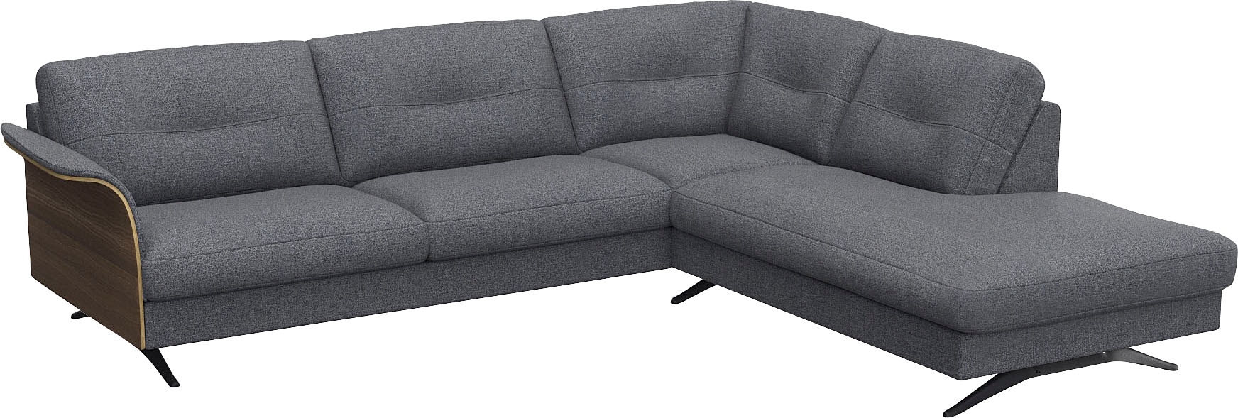 FLEXLUX Ecksofa »Glow bequem und komfortabel durch hochwertigen Sitzaufbau, L-Form«, Skandinavisches Design, In hochwertiger Verarbeitung