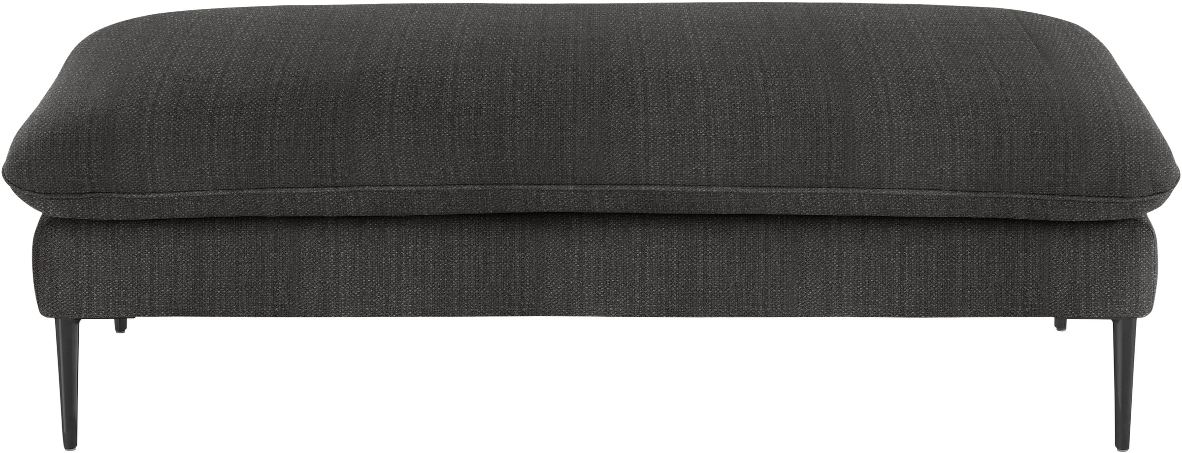 W.SCHILLIG Hocker »enjoy&MORE«, Füße schwarz pulverbeschichtet, Breite 151 cm