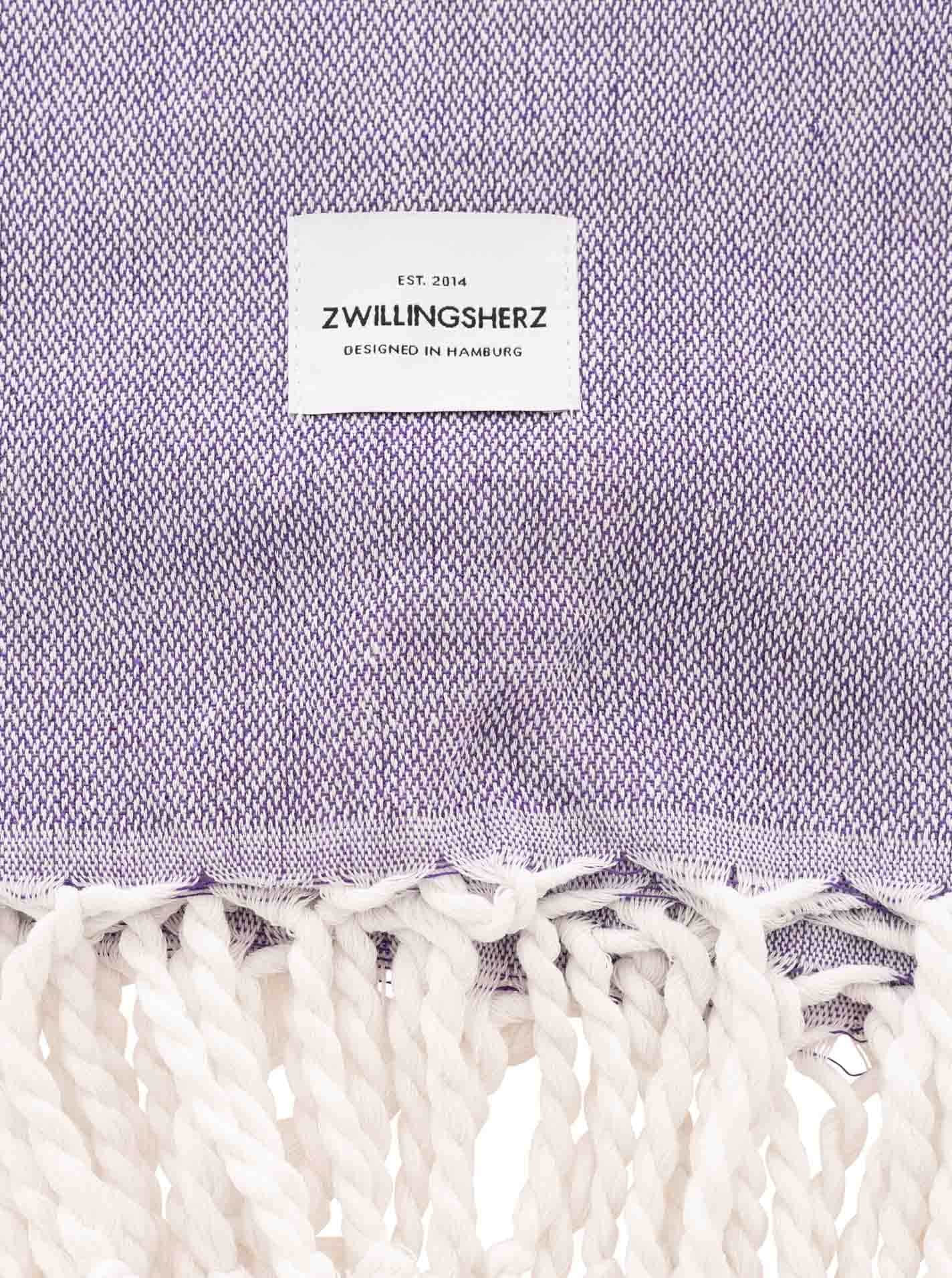 Zwillingsherz Strandtuch »"Towel"« mit Tasseln, Streifenmuster