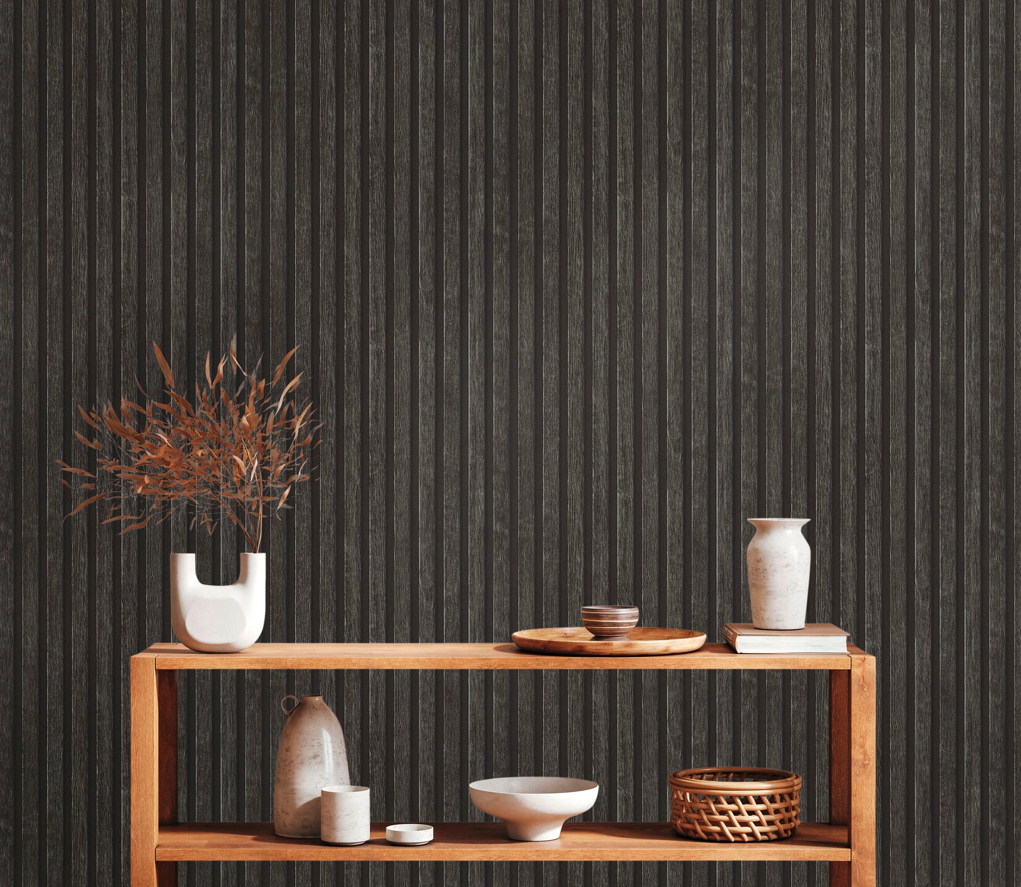 A.S. Création Vliestapete »PrintWalls II Skandinavische Holzpaneele«, matt-gemustert-neutral, Holzoptik Vlies Vlies Wand Tapeten Wohnzimmer Schlafzimmer Küche Optik