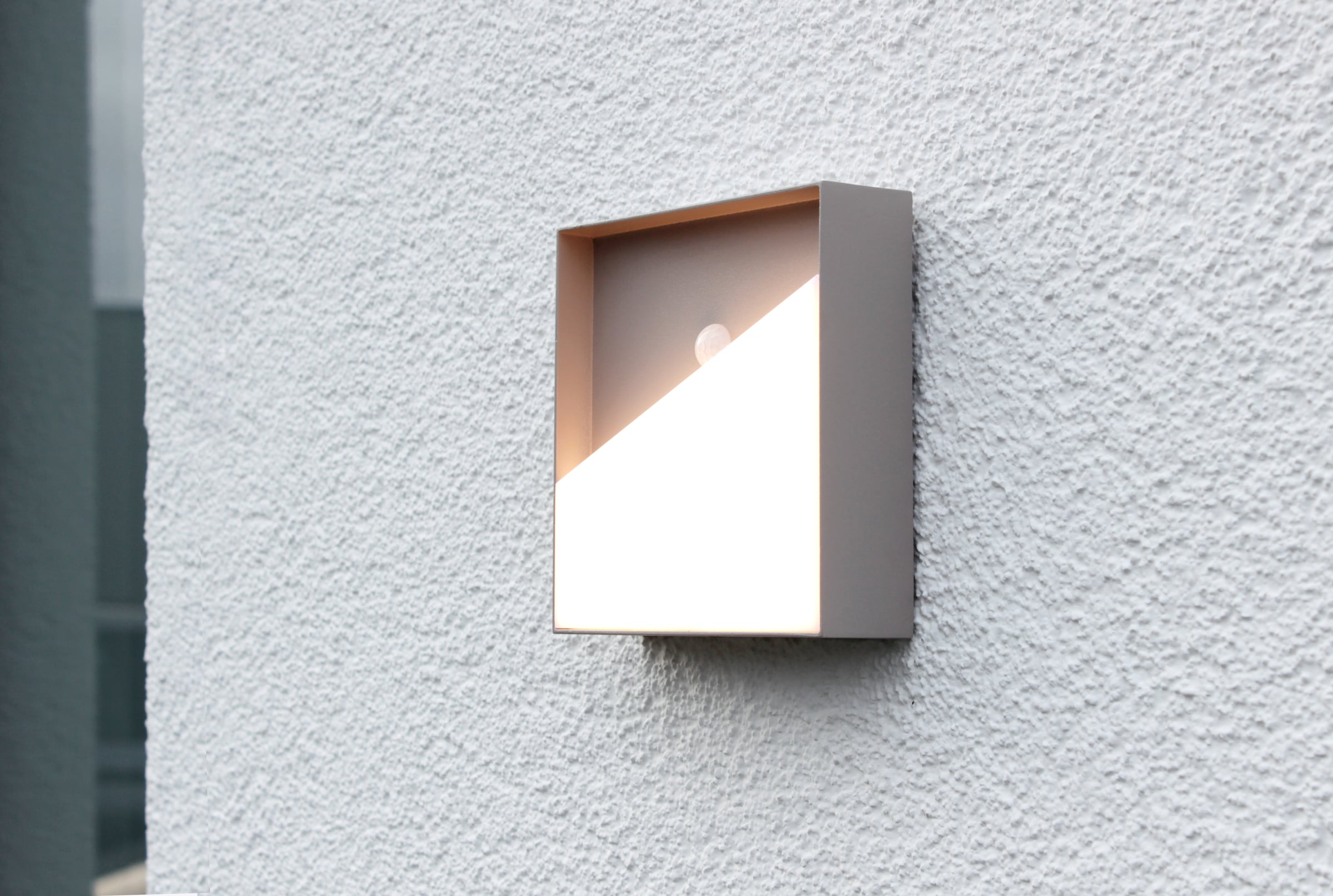 ECO-LIGHT LED Außen-Wandleuchte »LED-Wandleuchte MEG + PIR«, 1 flammig, Leuchtmittel LED-Board | LED fest integriert, Akku-Licht für Innen & Außen