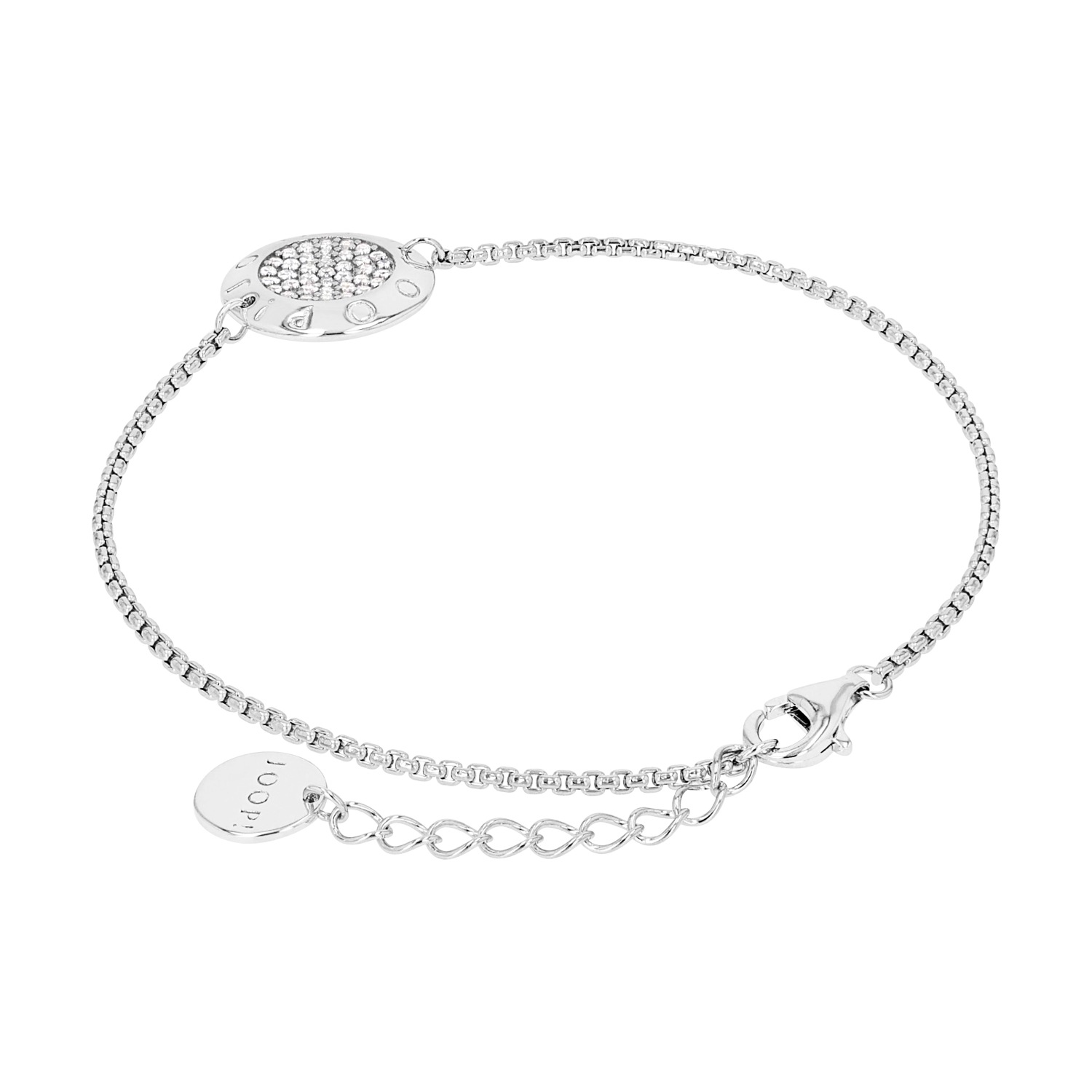JOOP! Armband »Kreis, 2039693«, mit Zirkonia (synth.)