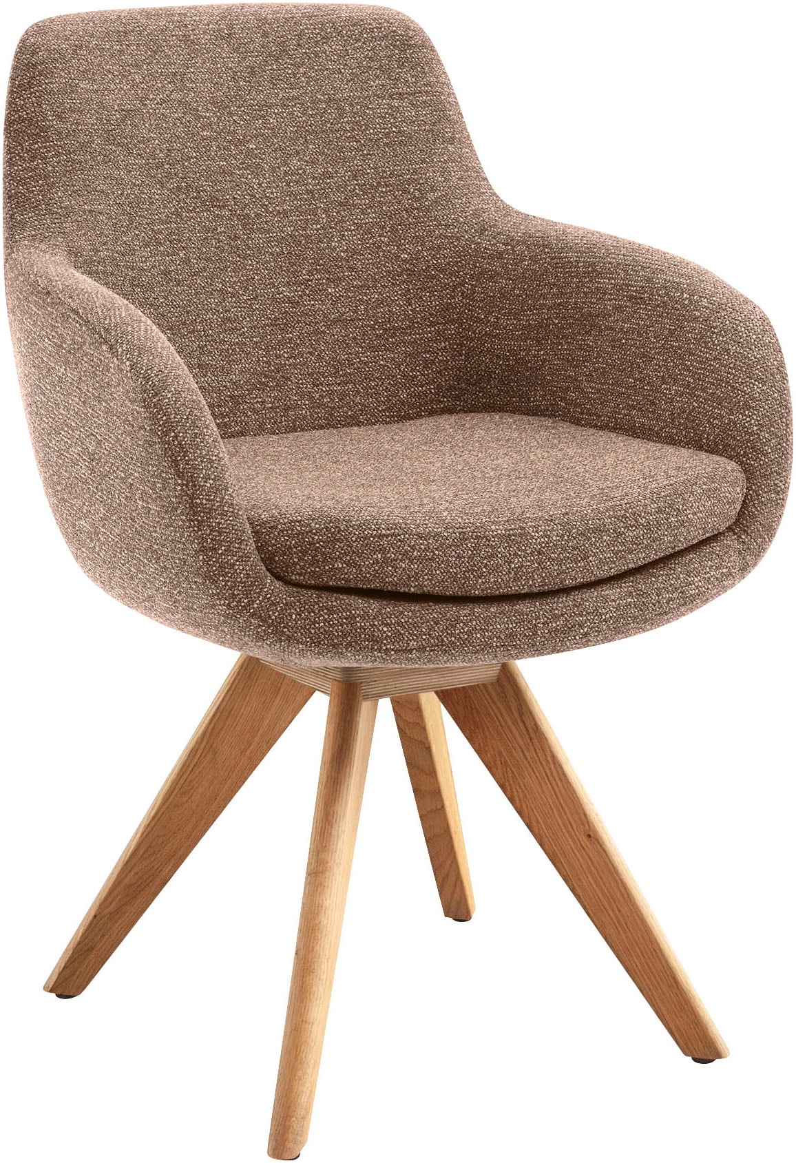 Musterring Esszimmerstuhl »Tavia«, (Set), 2 St., Chenille, Stativgestell Ei günstig online kaufen