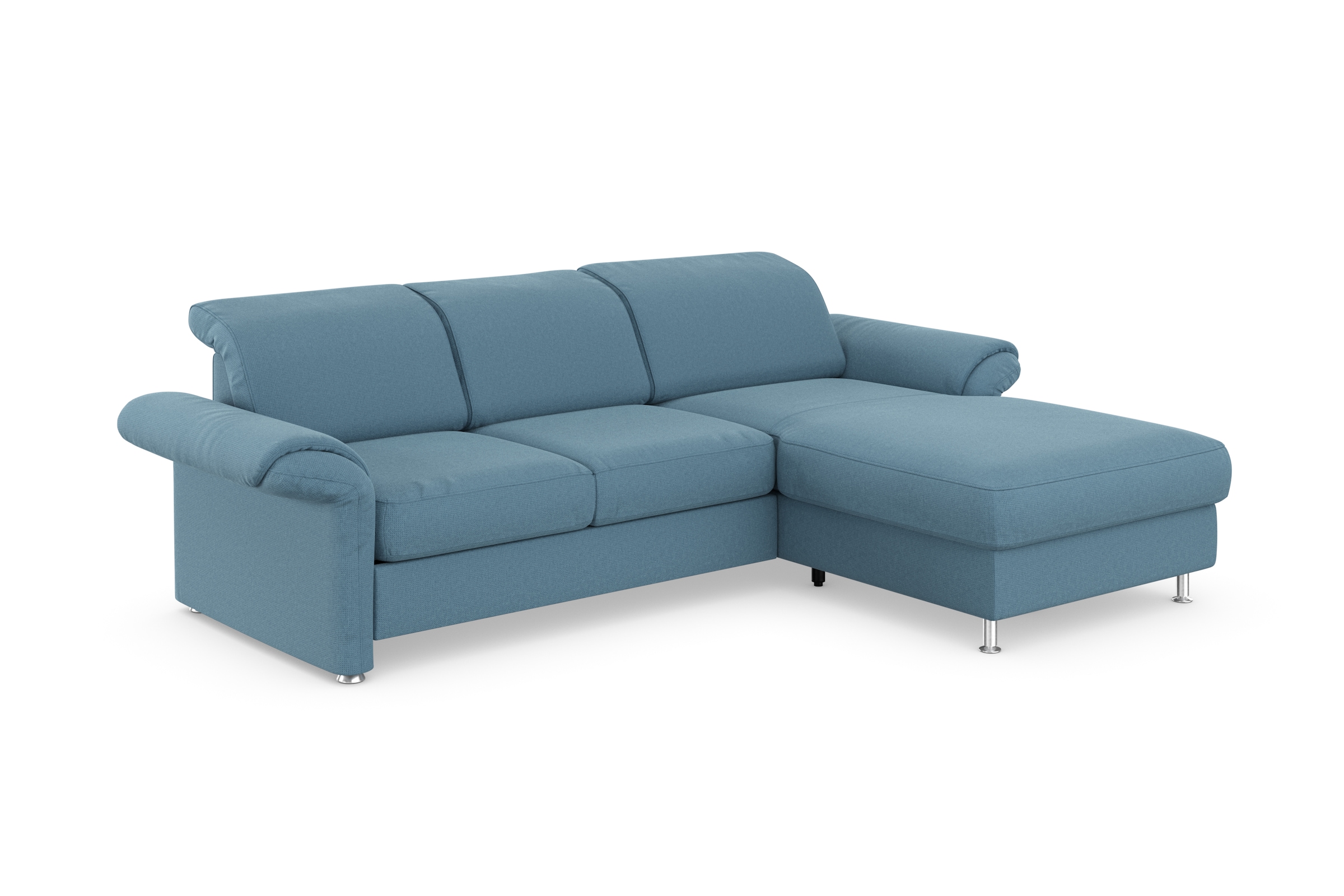 sit&more Ecksofa »Apulia L-Form«, wahlweise Bettfunktion, Bettkasten und Kopf- und Armteilverstellung