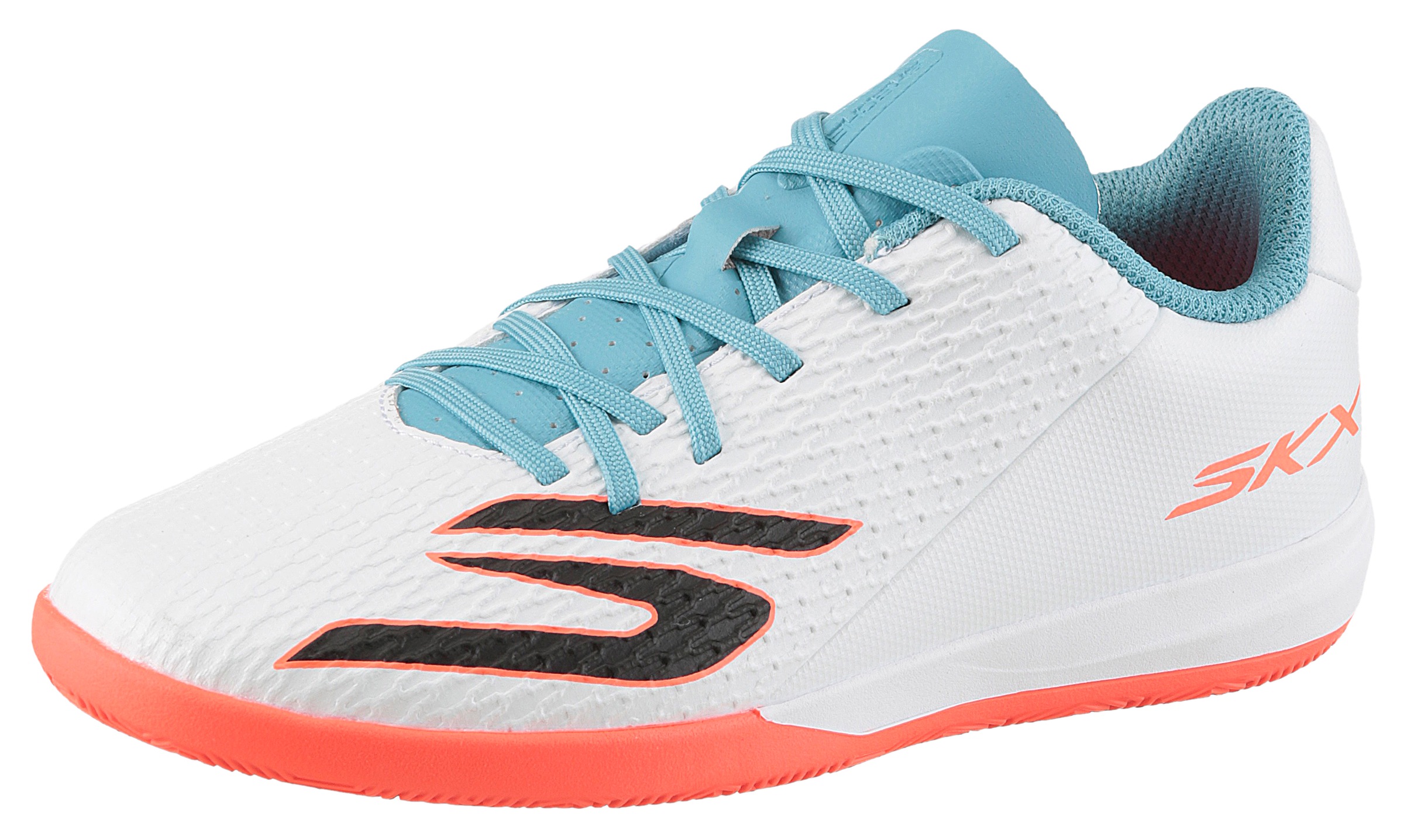 SKECHERS Fußballschuh »JR YOUTH IC, Skx_2 Jr Youth Ic« Indoor Court Schuh mit leichter Move Foam -Dämpfung WTQP weiß 35 35 Entwickelt für Spieler,...