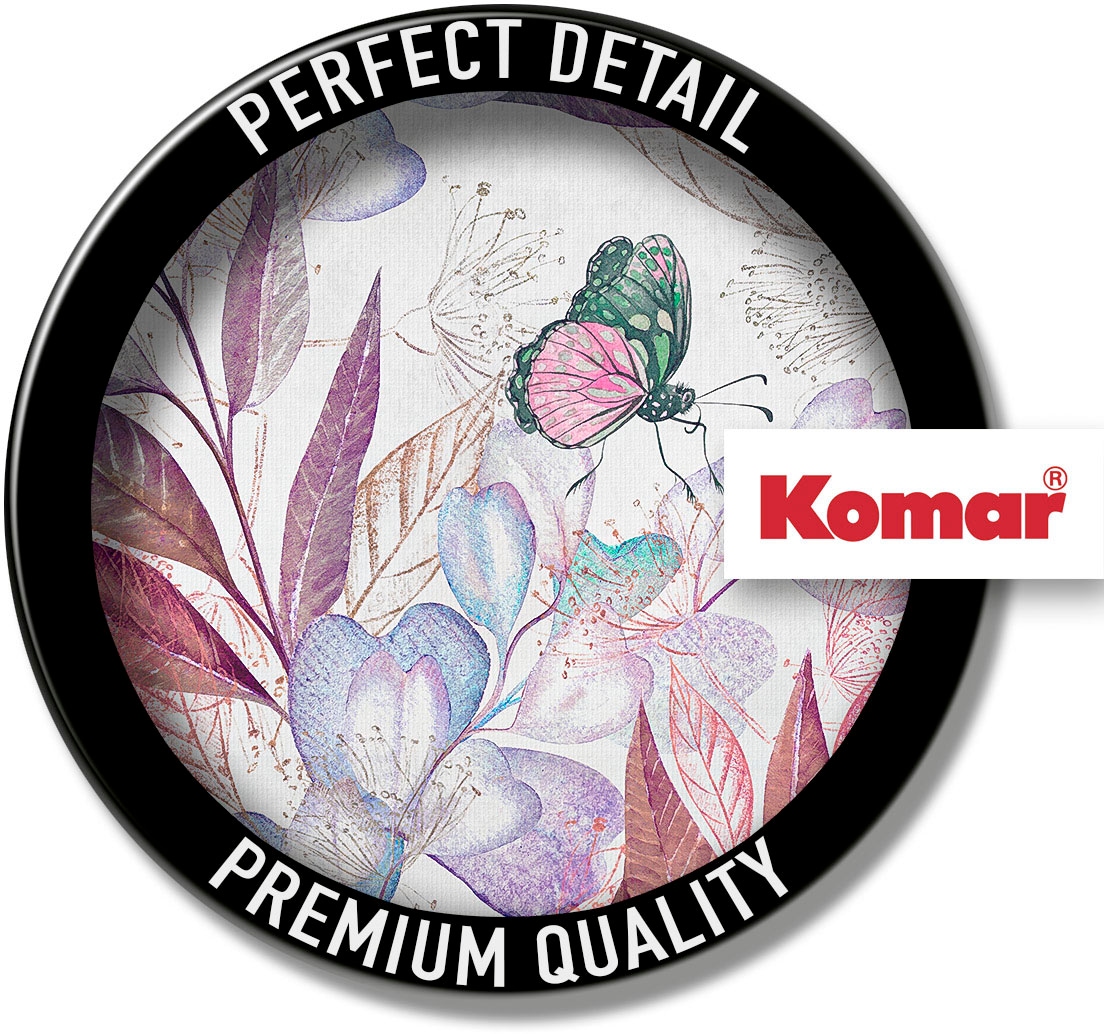 Komar Vliestapete »Digitaldruck Vlies - Eucalyptus - Größe 250 x 250 cm«, bedruckt, Wohnzimmer, Schlafzimmer