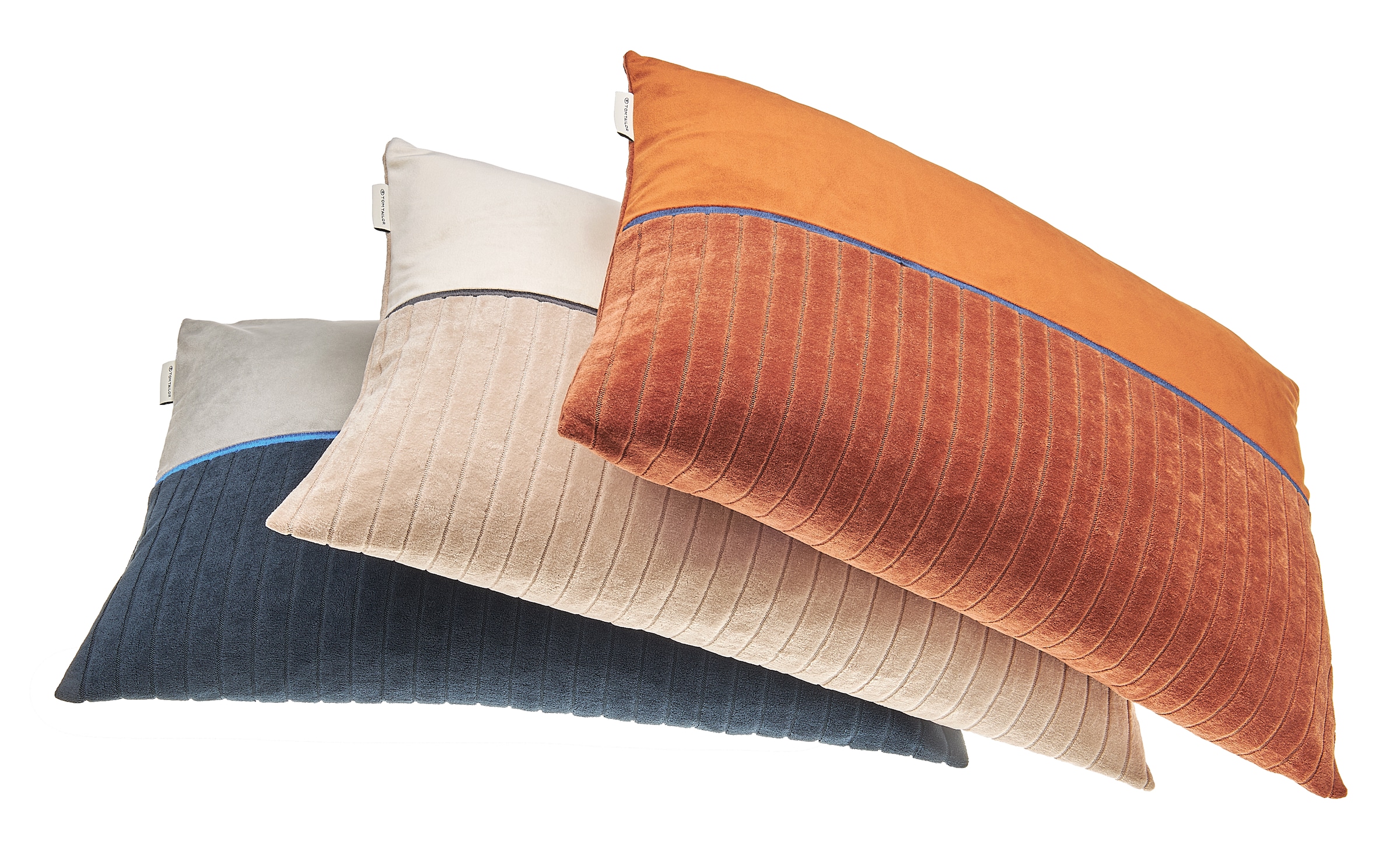 TOM TAILOR HOME Kissenhülle »Cord«, (1 St.), mit Stickerei