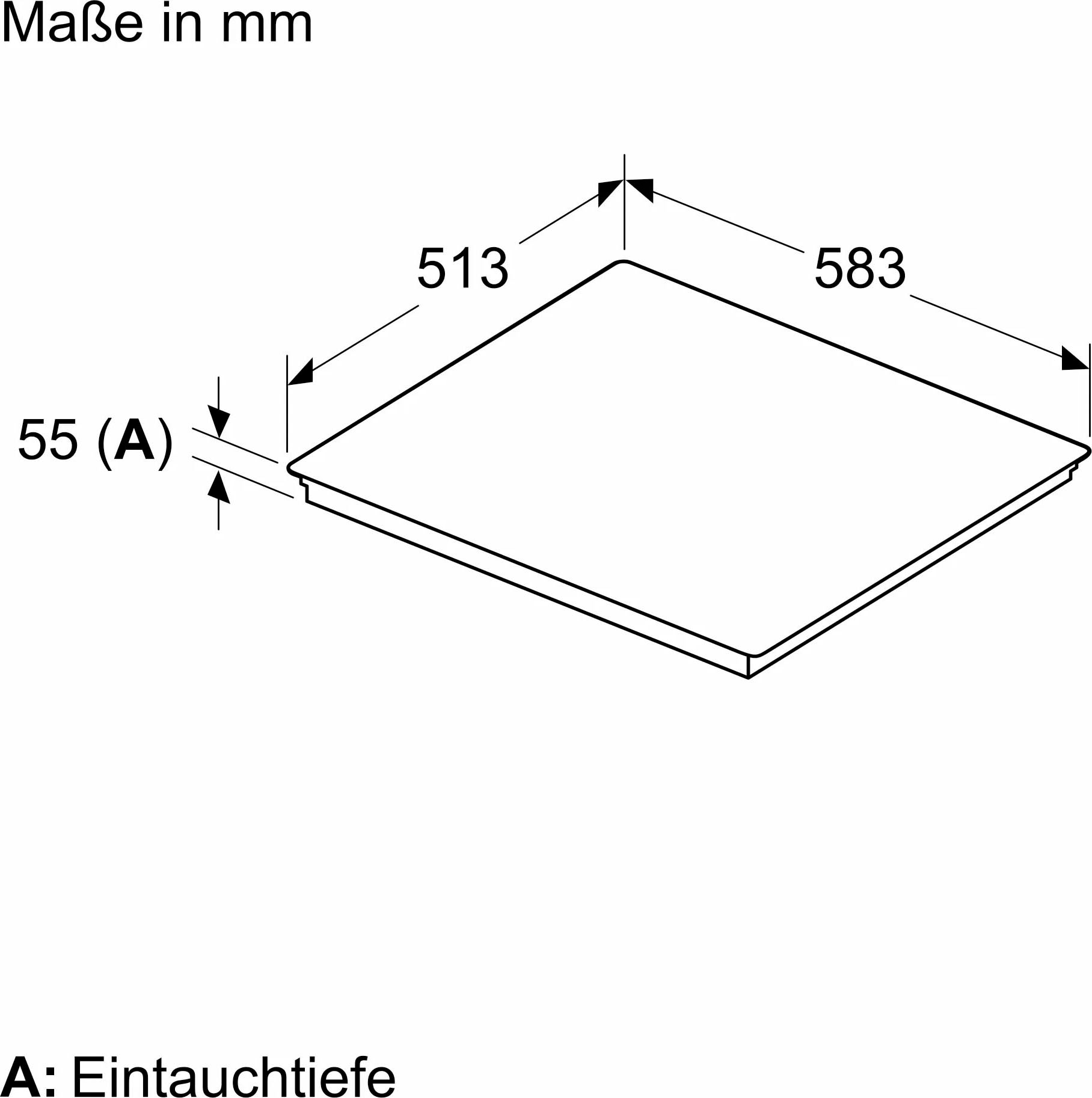 NEFF Flex-Induktions-Kochfeld von SCHOTT CERAN® »T66SHE4L0«, mit virtueller Twist Touch® Bedienung
