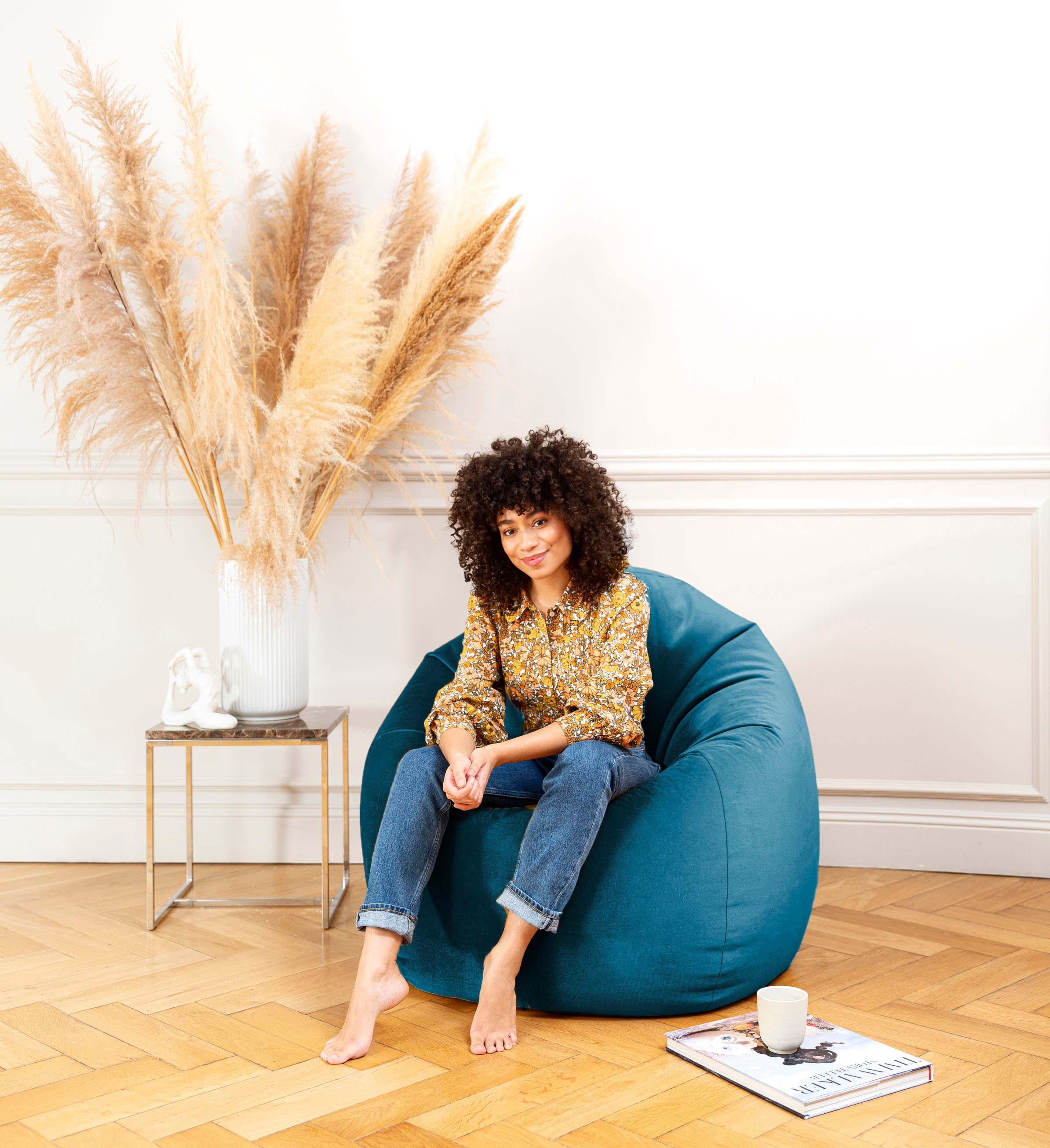 Magma Heimtex Sitzsack »BeanBag MARLA XXL«, (1 St.)