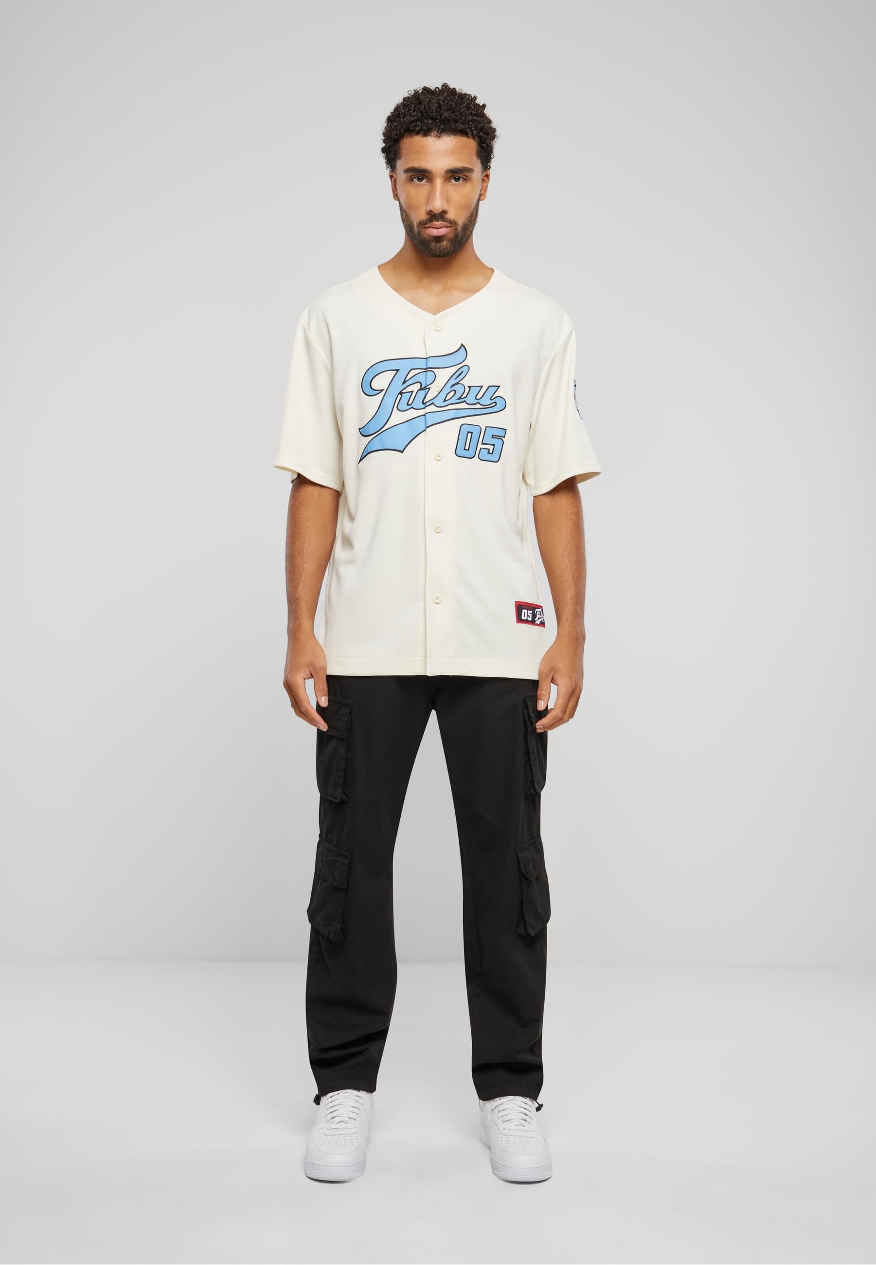 Fubu T-Shirt »Fubu Herren FM241-007-1 Fubu Varsity Baseball Jersey« 1 Stk. tlg.
