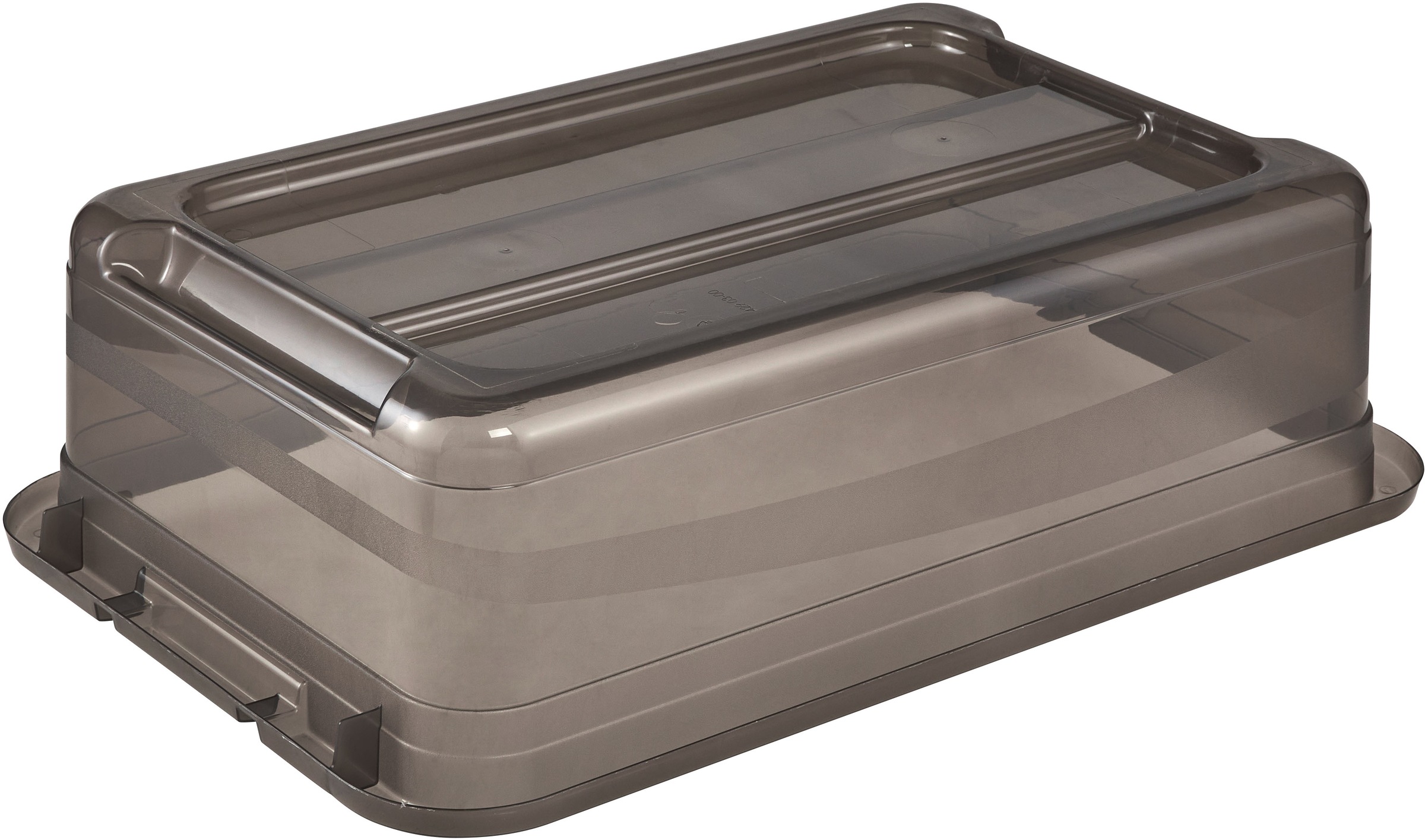 keeeper Aufbewahrungsbox »Cornelia, 2er Set, 28 L, 59 x 39 x 19,5 cm« durch Clips verschließbar, Griffe am Boden