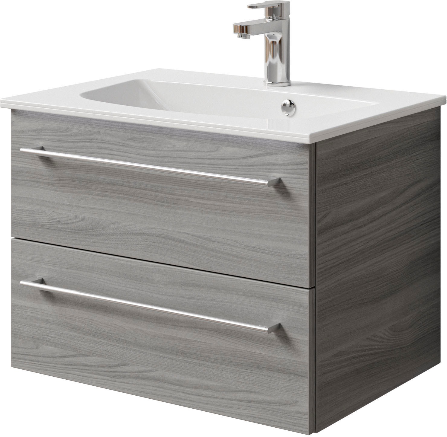 Saphir Waschtisch »Serie 6025 Mineralmarmor-Waschtisch mit Unterschrank, 67 günstig online kaufen