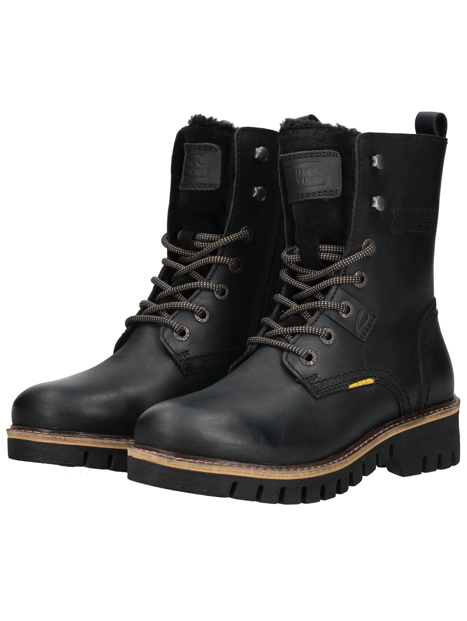 camel active Schnürstiefelette »camel active Stiefelette Leder«