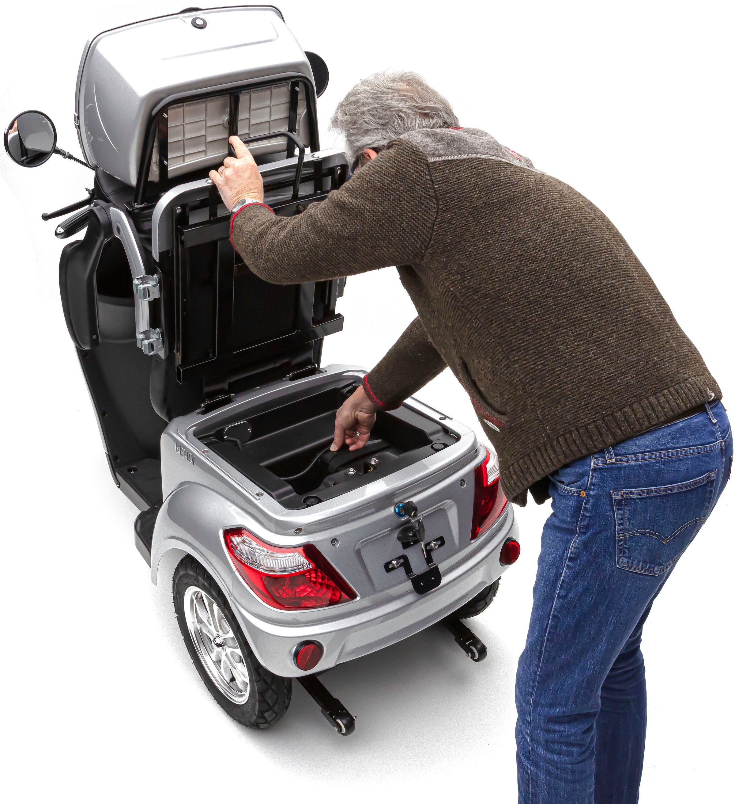 Nova Motors Elektromobil »Bendi Premium«, (mit 1 Akkupack)