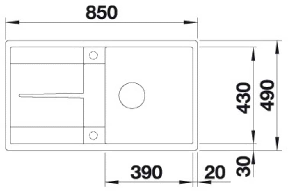 Blanco Granitspüle »METRA 5 S-F« 1 Stk. tlg. erhältlich in mehreren Farben