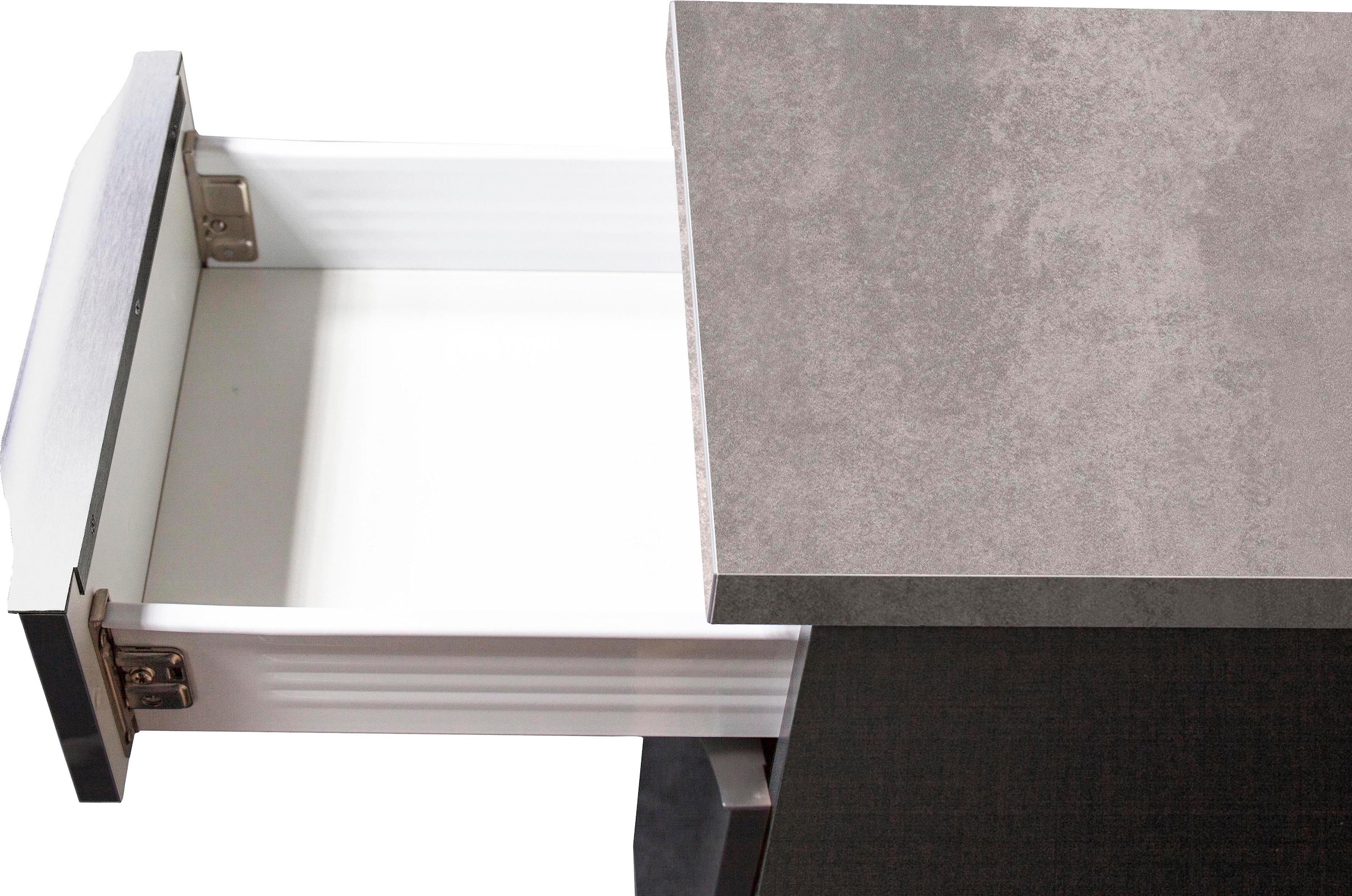 KOCHSTATION Küchenzeile »KS-Aken« Breite 210 cm, wahlweise mit E-Geräten, mit Arbeitsplatte 38 mm stark