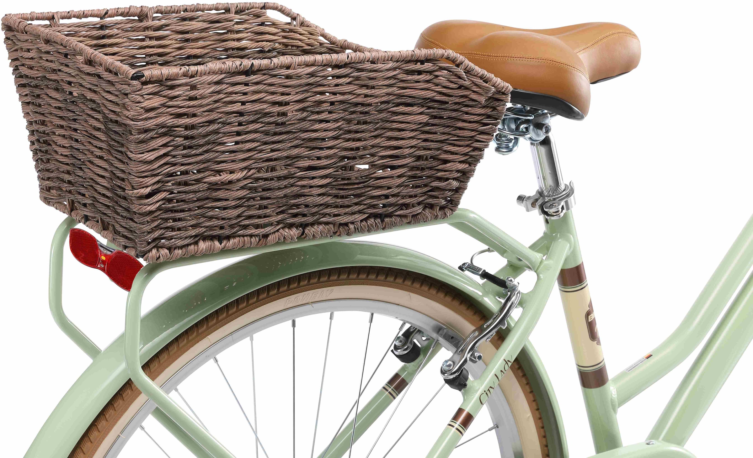 Bikestar Cityrad, 7 Gang, Shimano, RD-TY21 Schaltwerk, Kettenschaltung, für Damen, Kettenschaltung