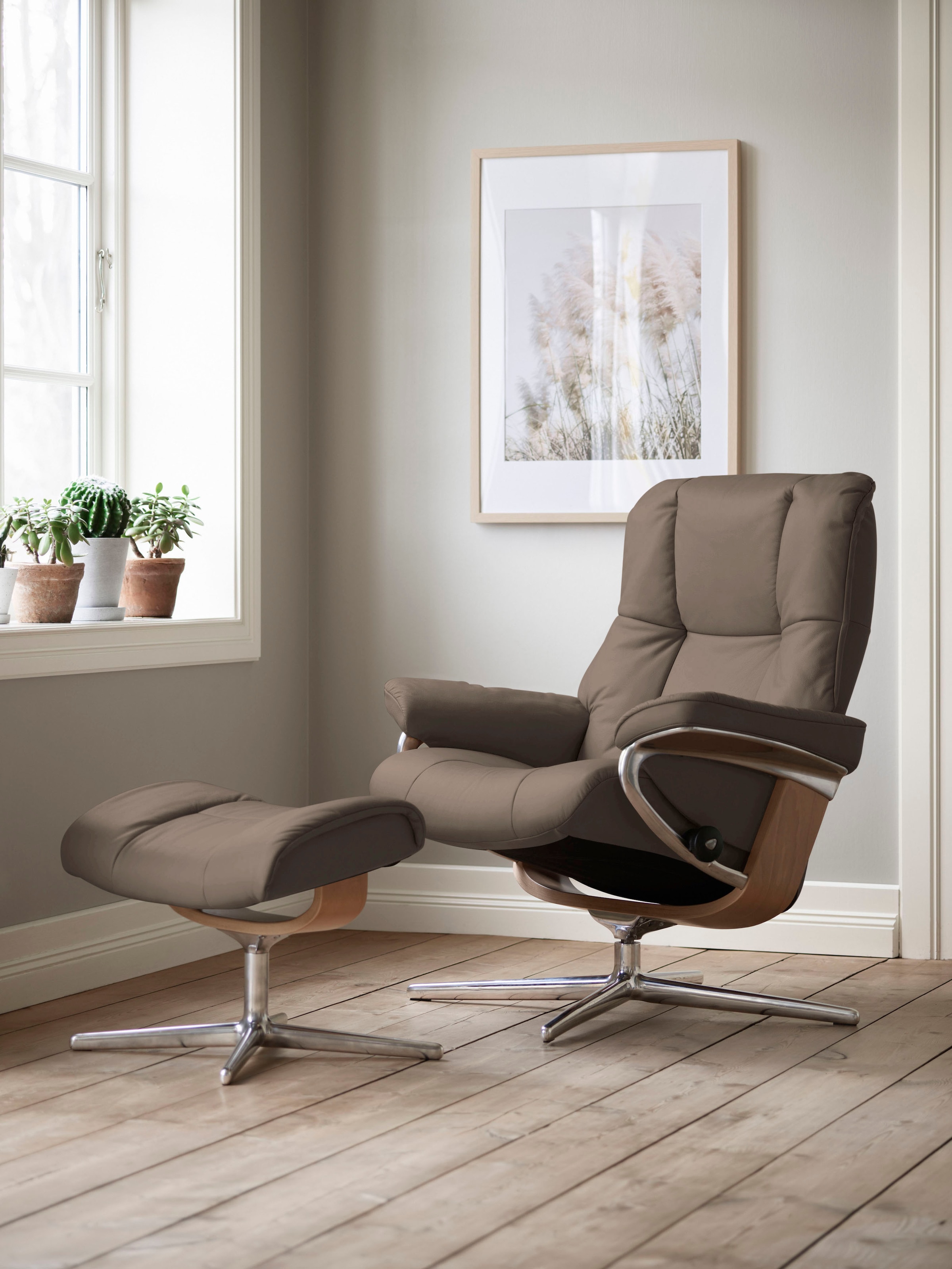 Stressless® Relaxsessel »Mayfair«, (Set, Relaxsessel mit Hocker), mit Hocke günstig online kaufen