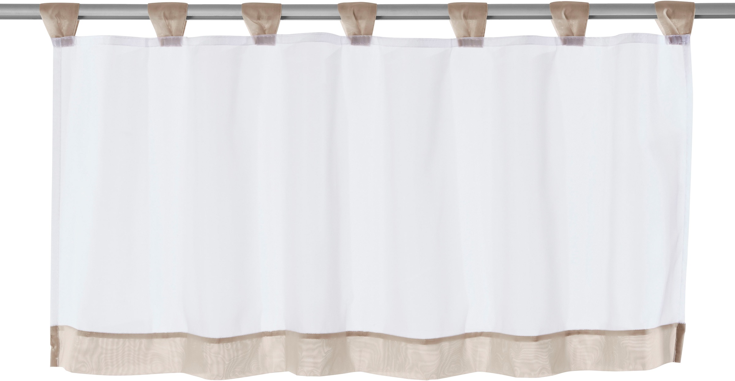 my home Scheibengardine »Bitola« Schlaufen 1 Stk. tlg. Fertiggardine, trans günstig online kaufen