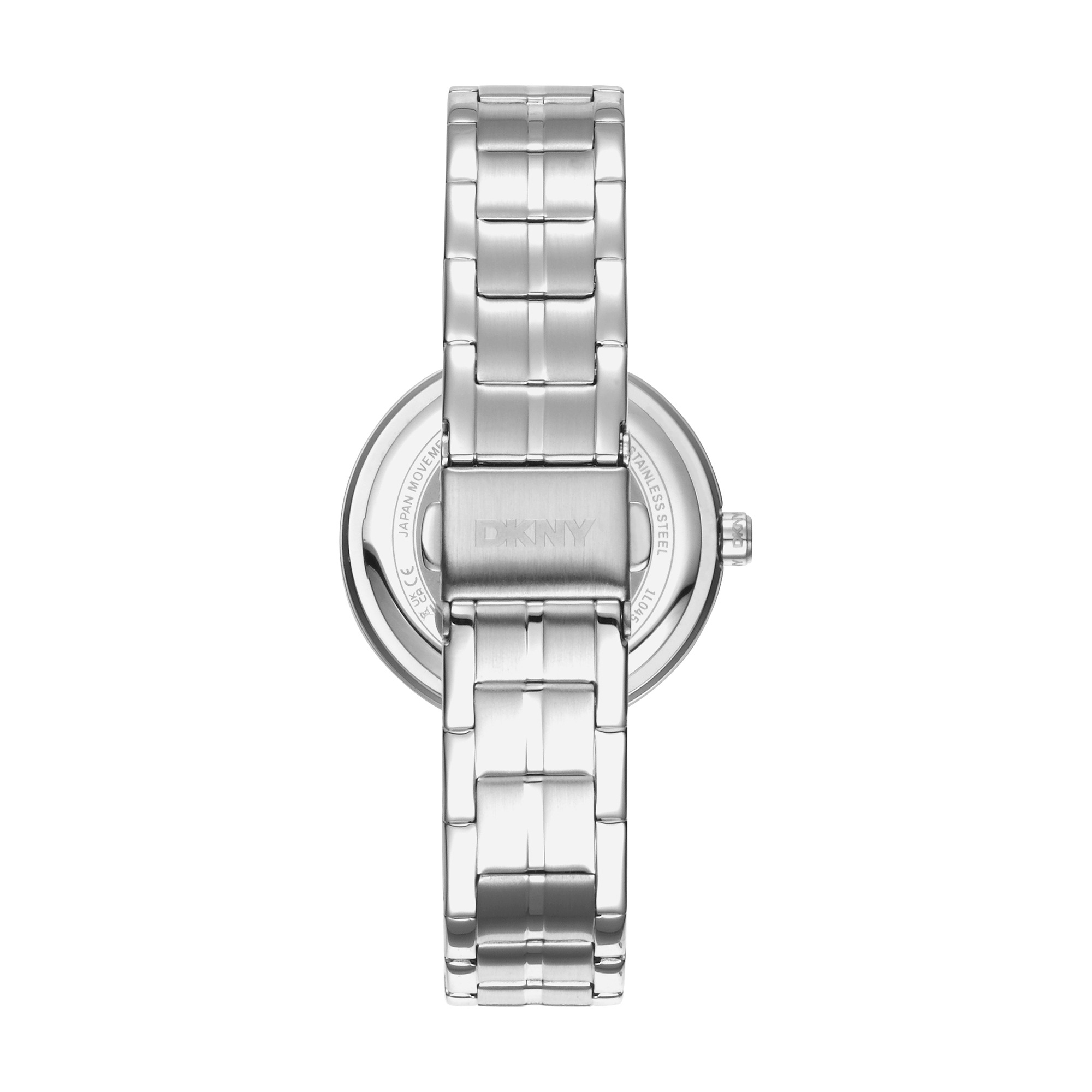 DKNY Quarzuhr »Downtown Midi« Armbanduhr, Damenuhr, Edelstahlarmband, analog