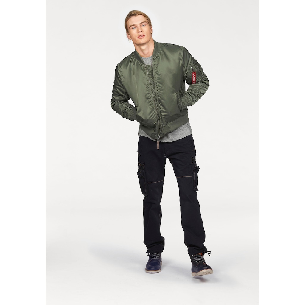 Alpha Industries Bomberjacke »MA-1 VF59 LONG«, ohne Kapuze, gefüttert