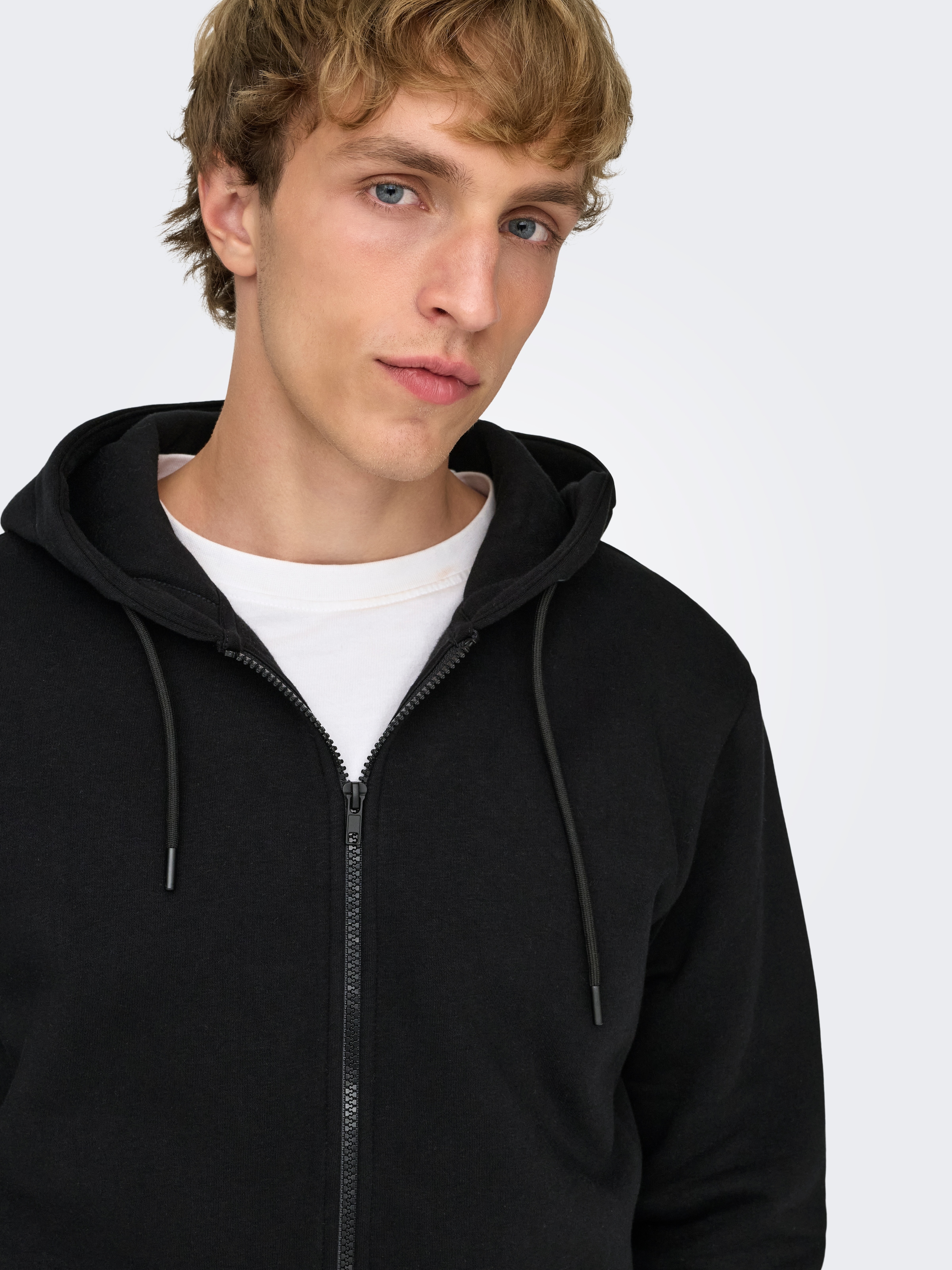 ONLY & SONS Kapuzensweatjacke »CERES LIFE ZIP THR. HOODIE SWEAT«