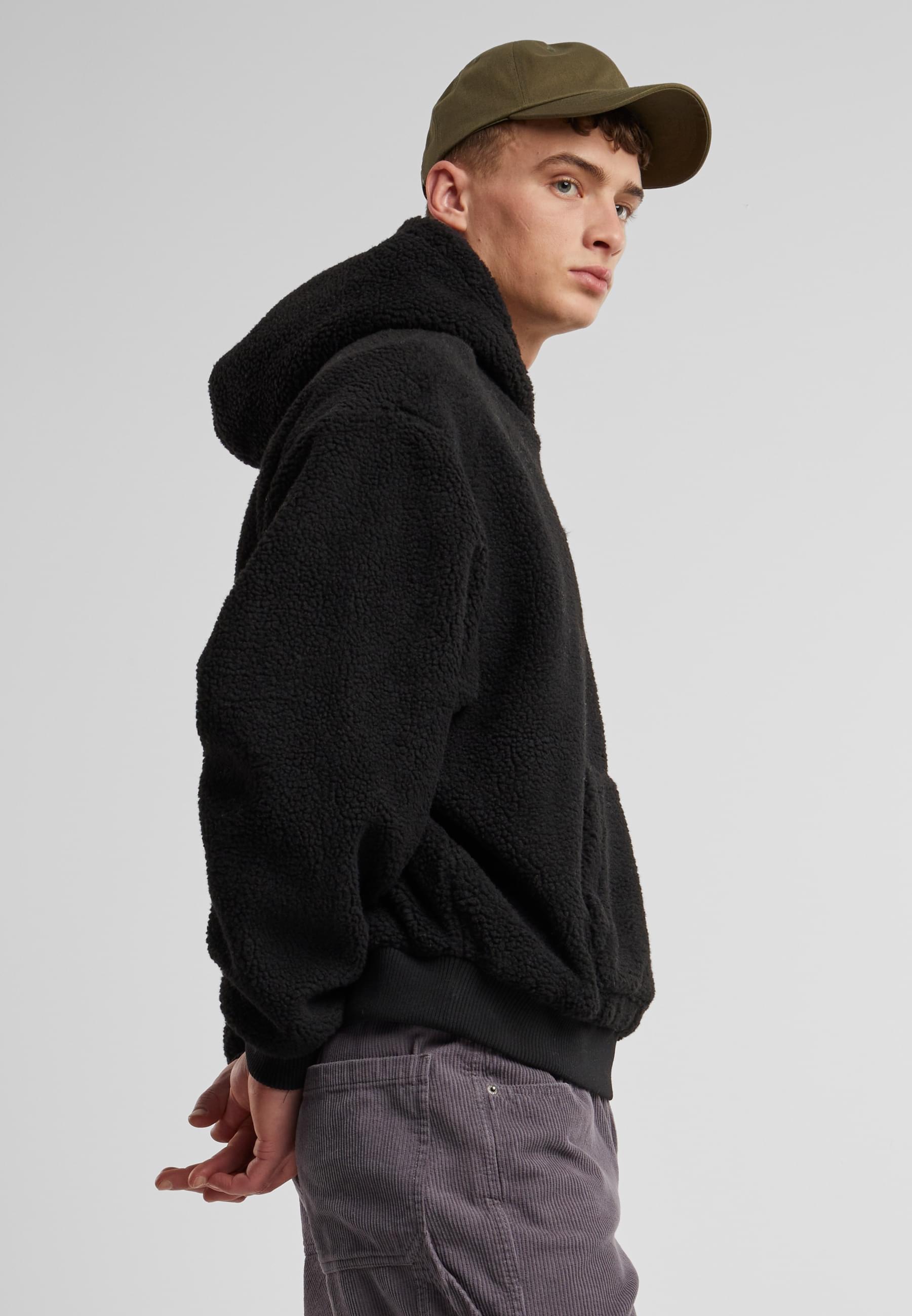 URBAN CLASSICS Kapuzensweatshirt »Urban Classics Oversized Teddy Hoody«, 1 Stk.

