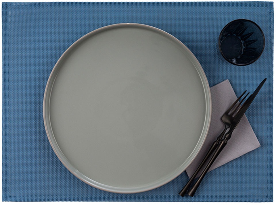 APS Platzset »Schmalband«, (6 St.), mit umgenähten Rand, leicht abwischbar, 45x33 cm