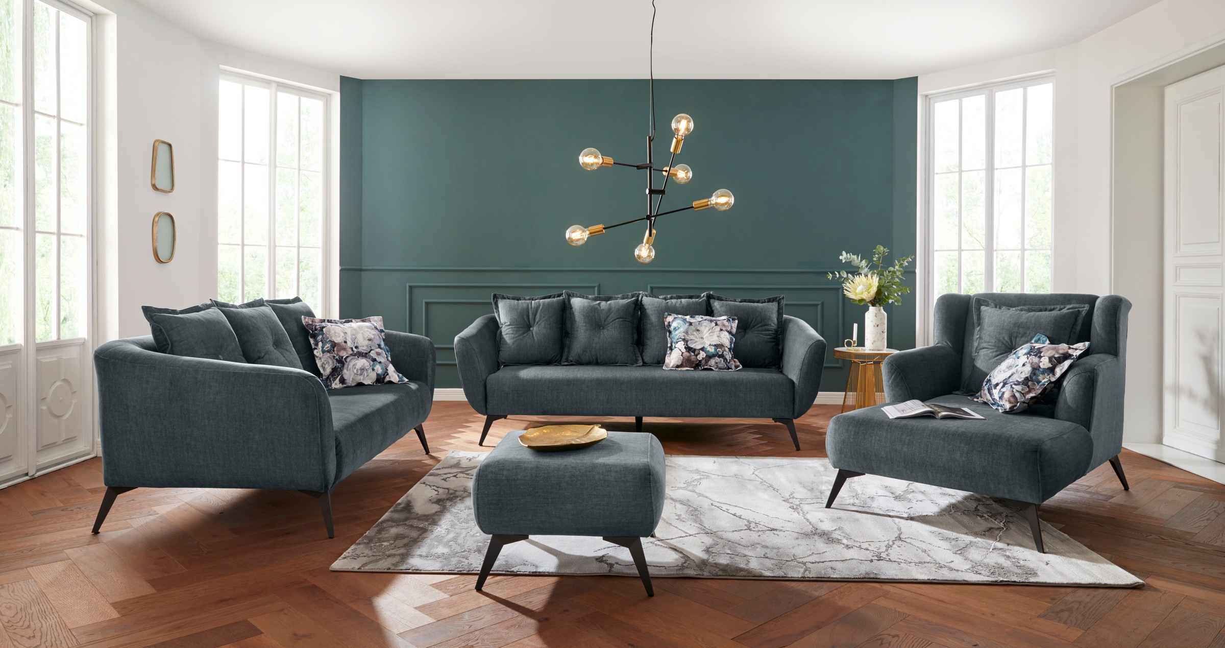 INOSIGN Loveseat »Baggio«, Zierkissen inklusive