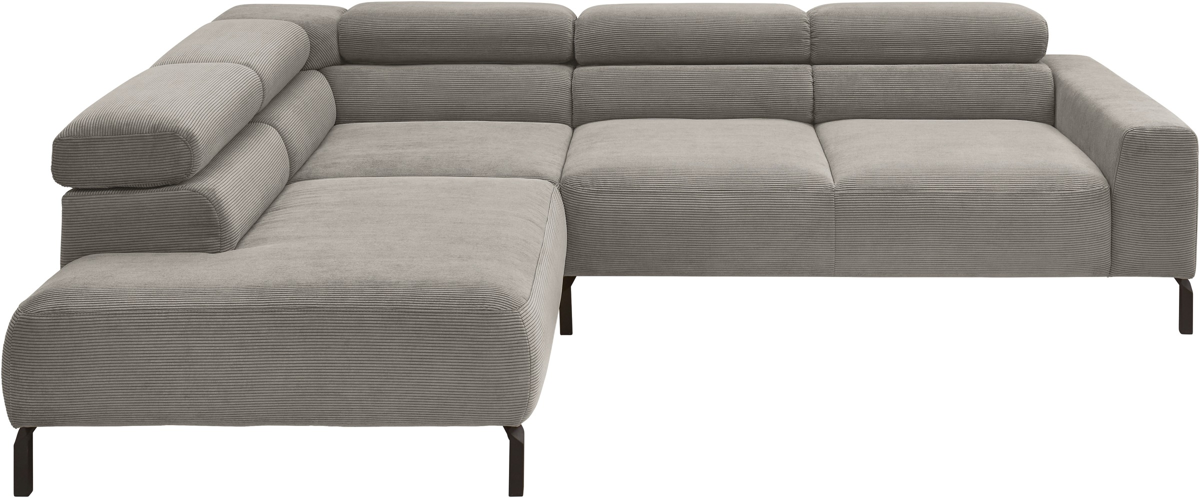 Places of Style Ecksofa »Antonelli, L-Form, inkl. Kopfteilverstellung, Brei günstig online kaufen