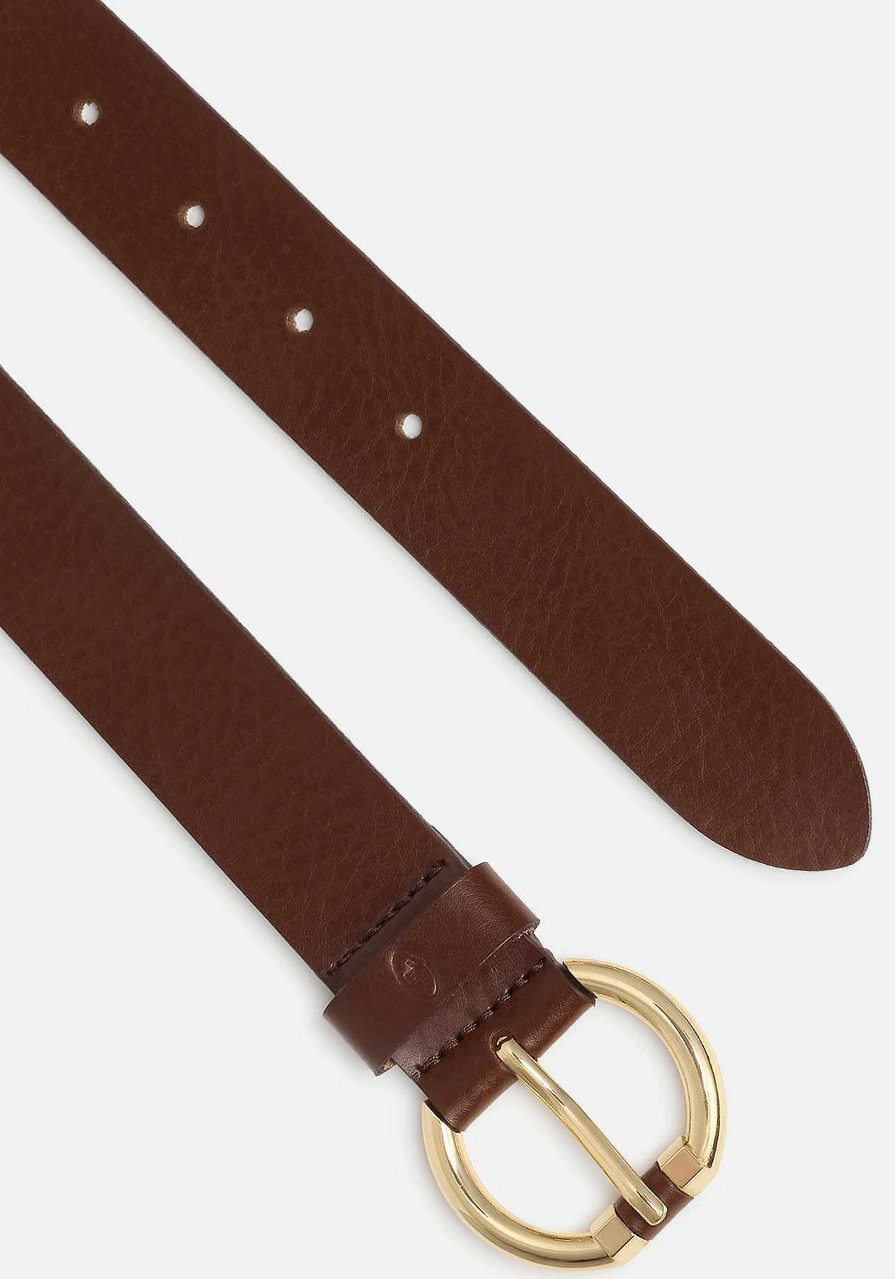 TOM TAILOR Ledergürtel »TTJADE«, 3 cm breiter Damengürtel, modisch vielseitig, ausgefallene Schließe