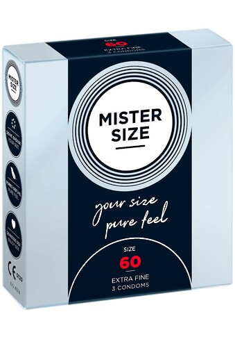 MISTER SIZE Kondome »60 mm«, (Packung), hauchdünne Wandstärke kaufen