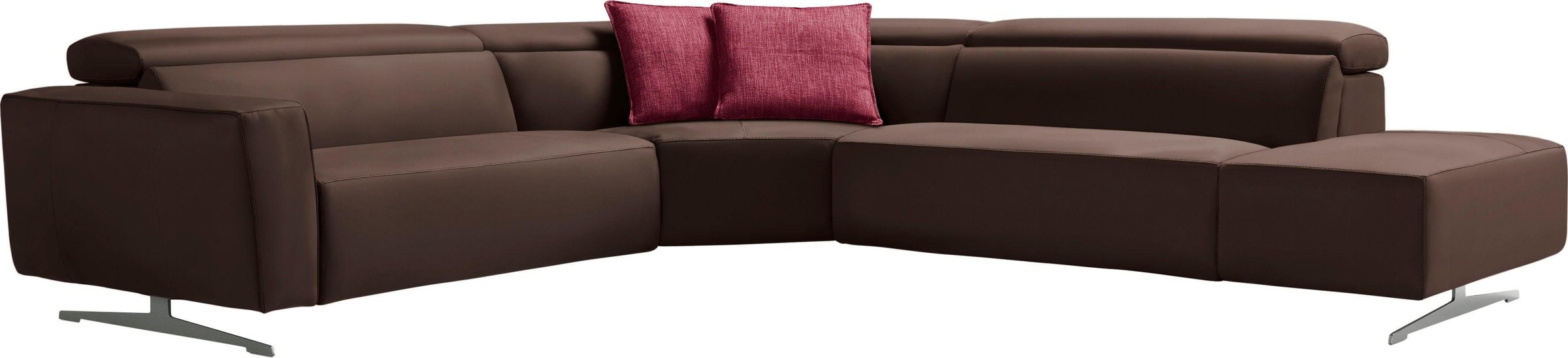 Egoitaliano Ecksofa »Stefanie-e, Designsofa der Extraklasse, bequem mit hoh günstig online kaufen
