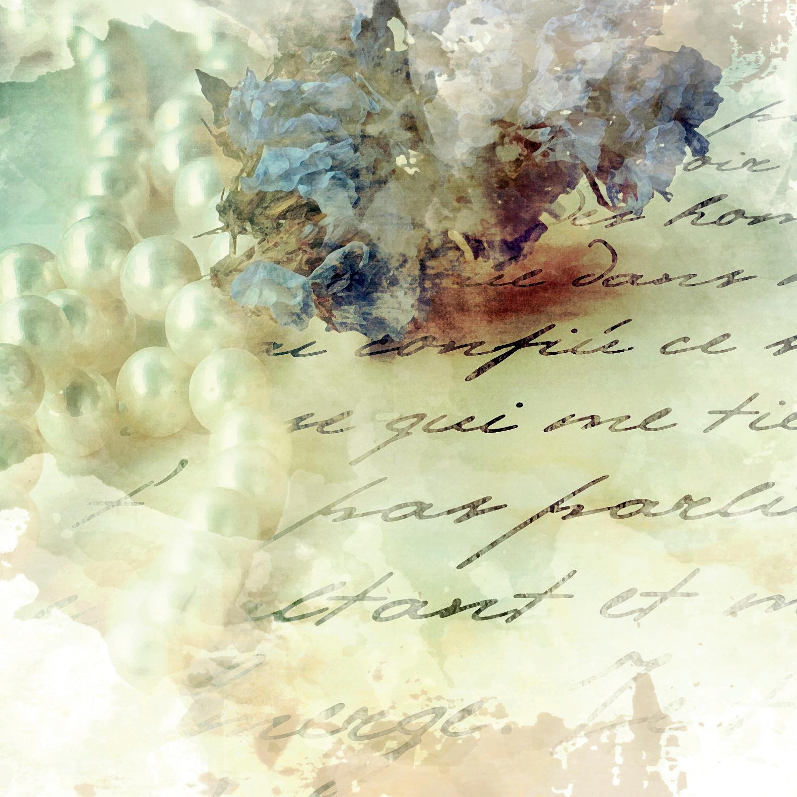 queence Dekokissen »»Handschrift««, Kissenhülle ohne Füllung, 1 Stück