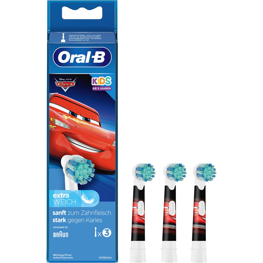 Oral-B Aufsteckbürsten »Cars«