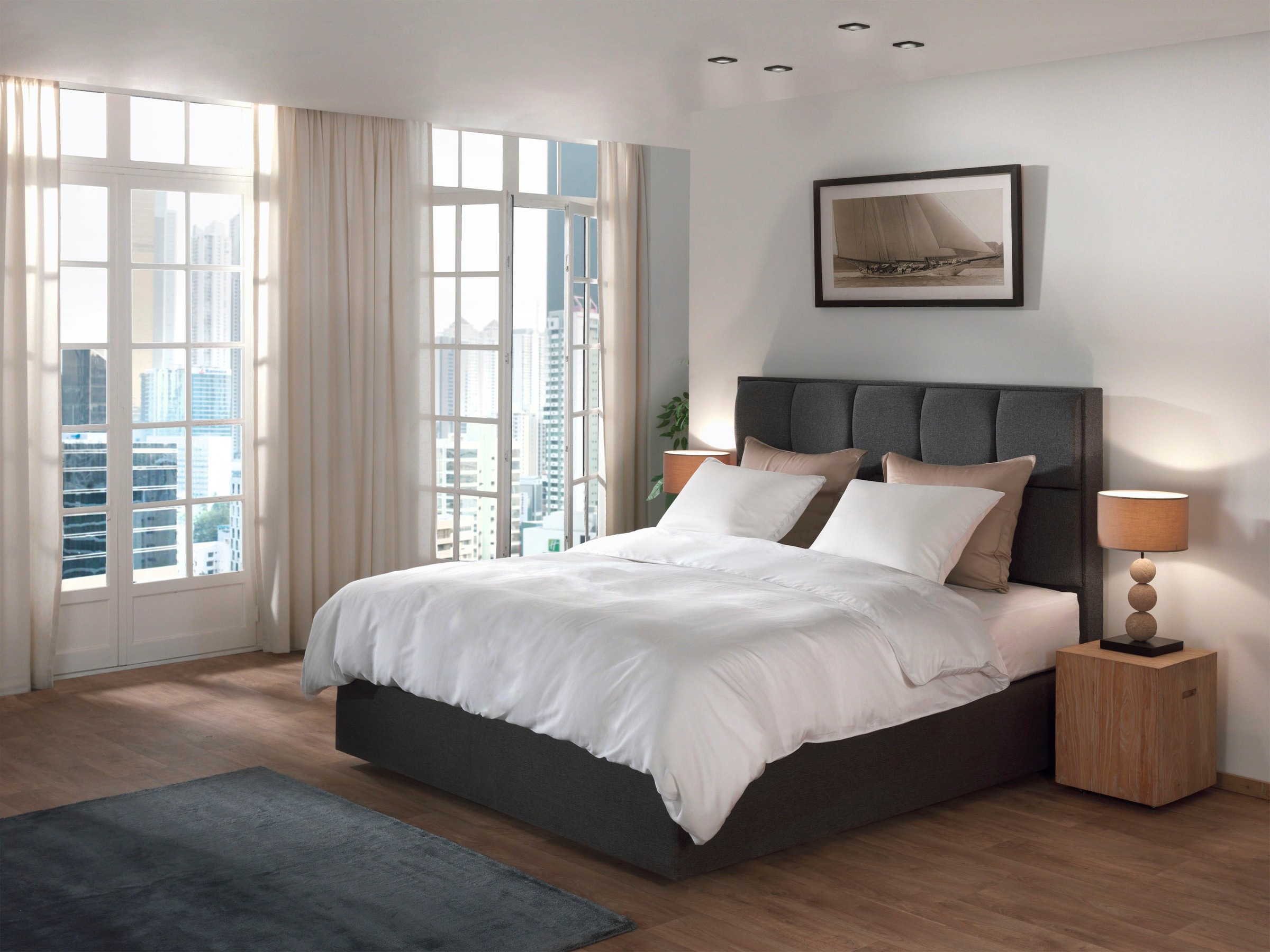 YELLOW Bettwäsche »Suite-New-York« 2 Stk. tlg. Bettwäsche aus 100% hochwert günstig online kaufen